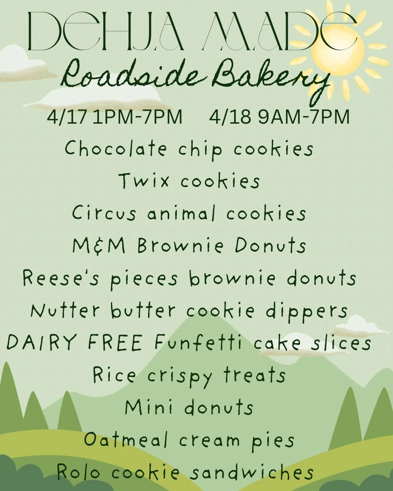 Are you ready for the bakery?! I hope you missed it as much as I did. It&rsquo;s gonna be a good one! Remember the new hours are Friday 1-7 PM and Saturday 9AM-7 PM. Swing by for some weekend goodies. 
10332 spring run rd. 

#chesterfieldva #bakeryst