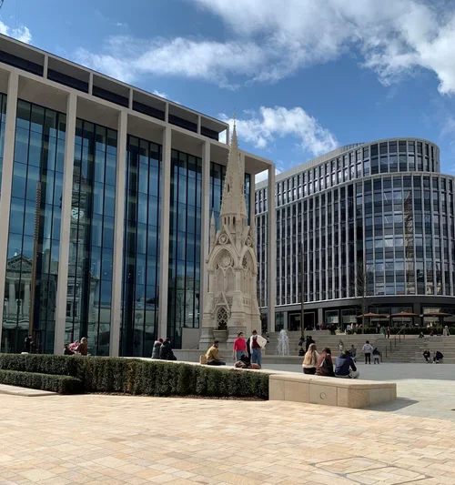 Net-walking in Birmingham City Centre