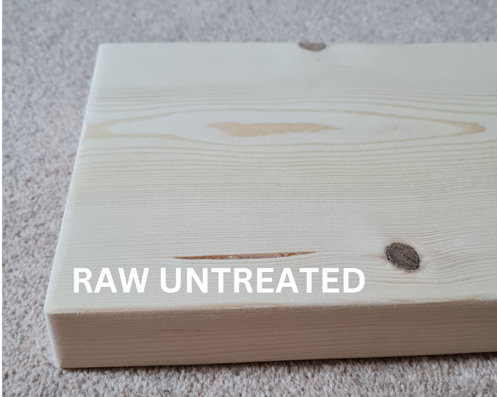 raw wooden scaffold shelf