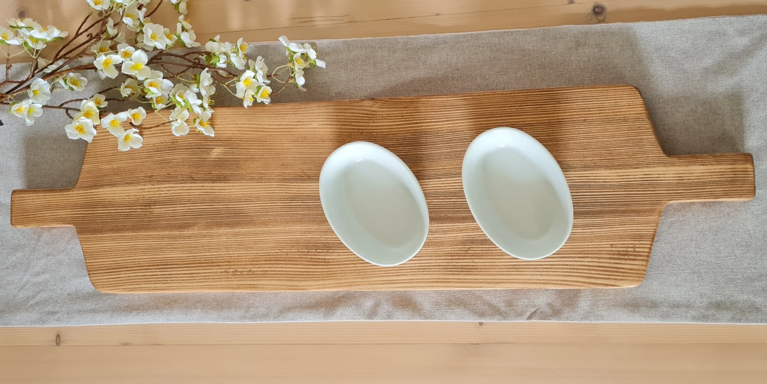 90 cm wooden sharing platter