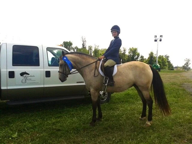 GDF Peach Fuzz….  Horse showing!