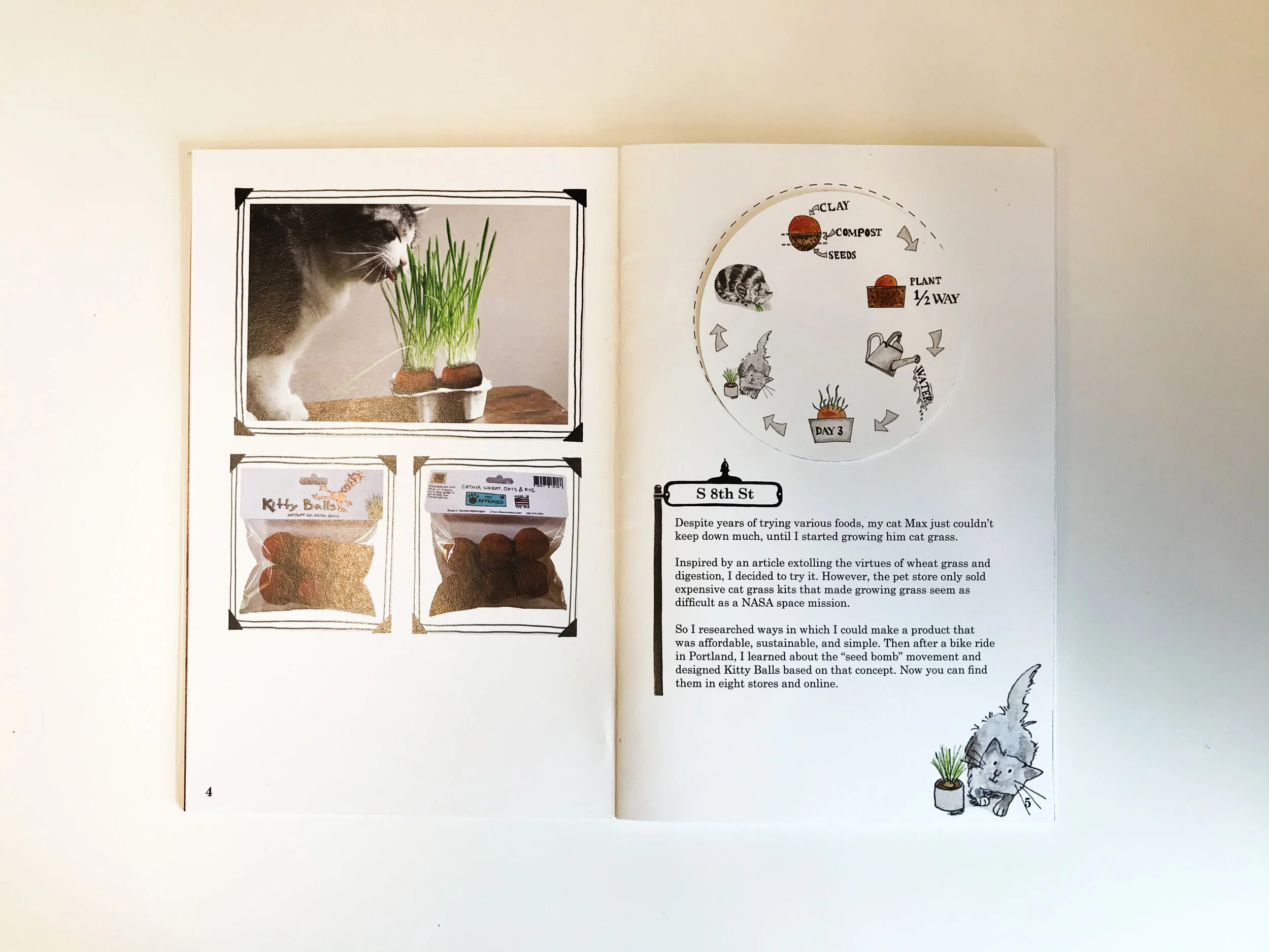 Kitty Balls Portable and Affordable Cat Grass 