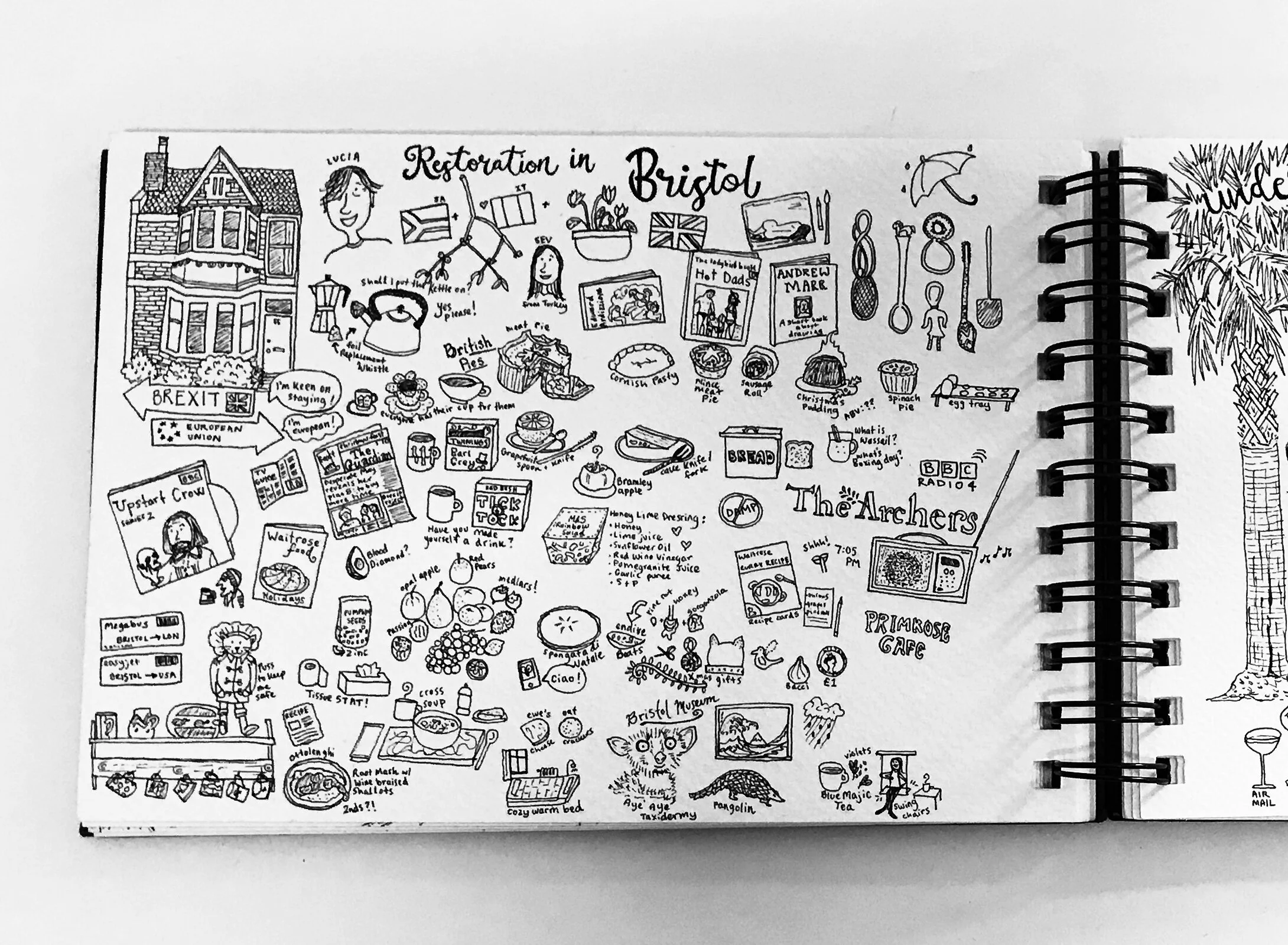 Bristol, UK Travel Sketchbook