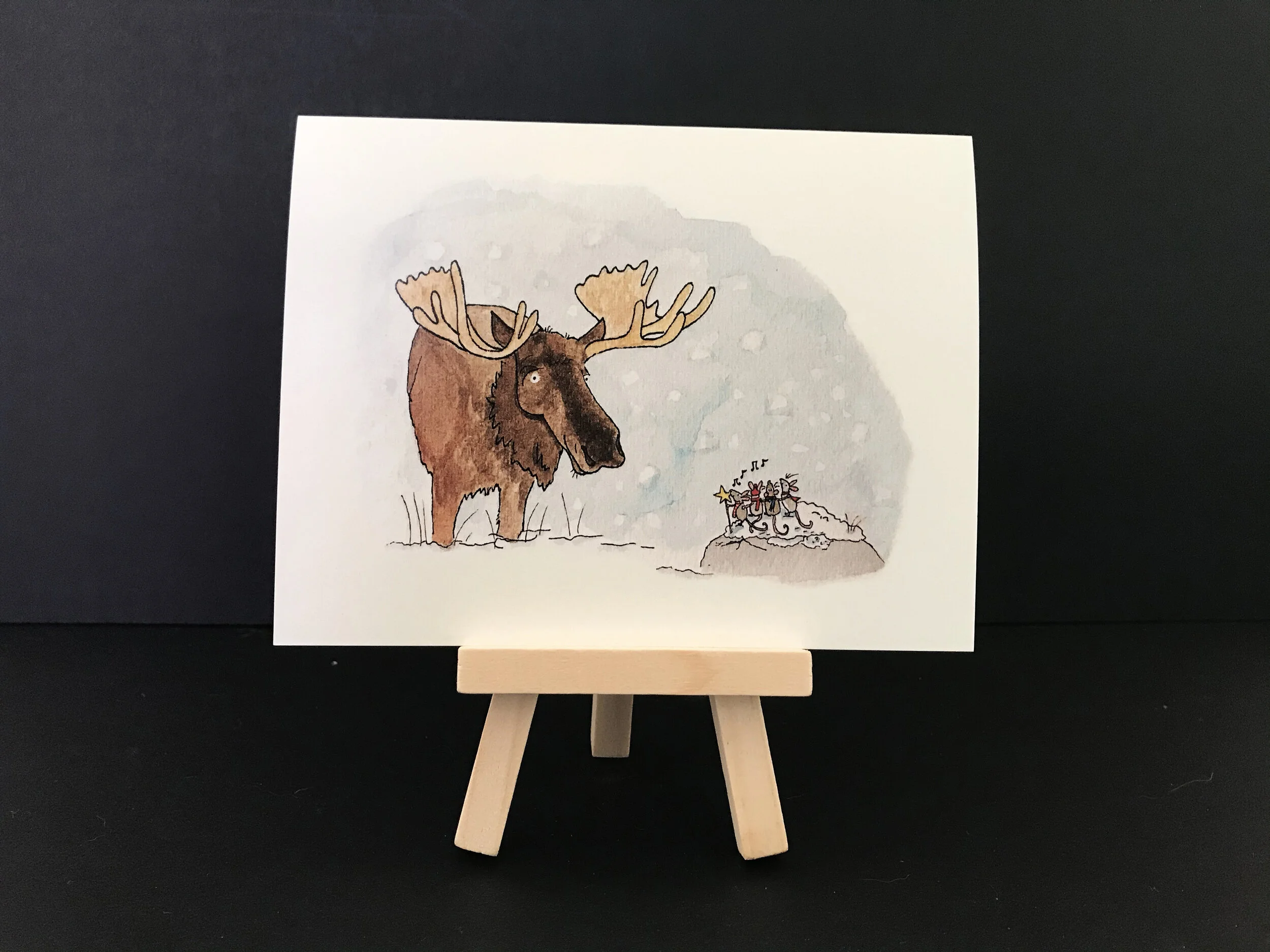 Christmas Caroling Holiday Card