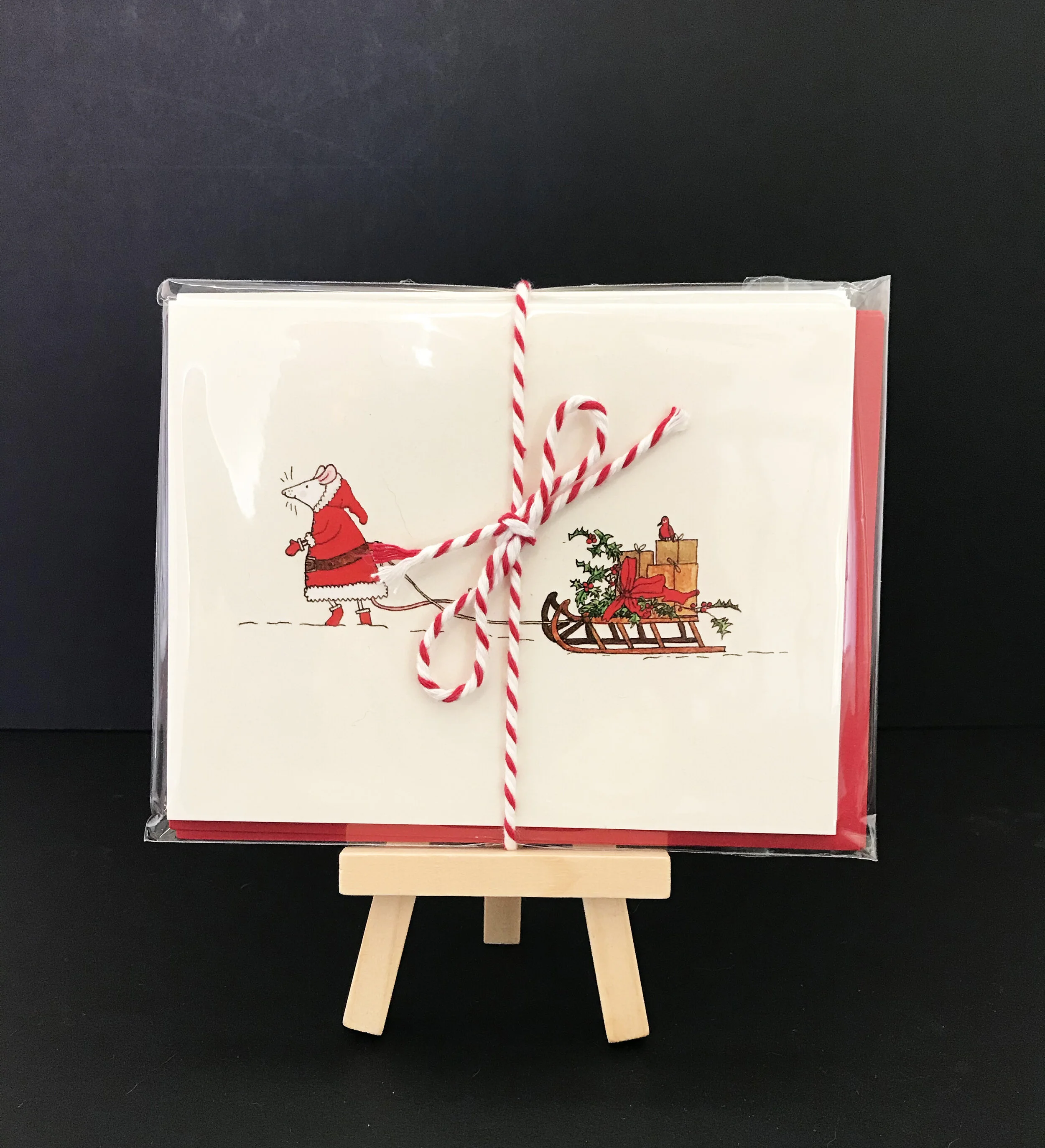 Four Card Pack with Bow