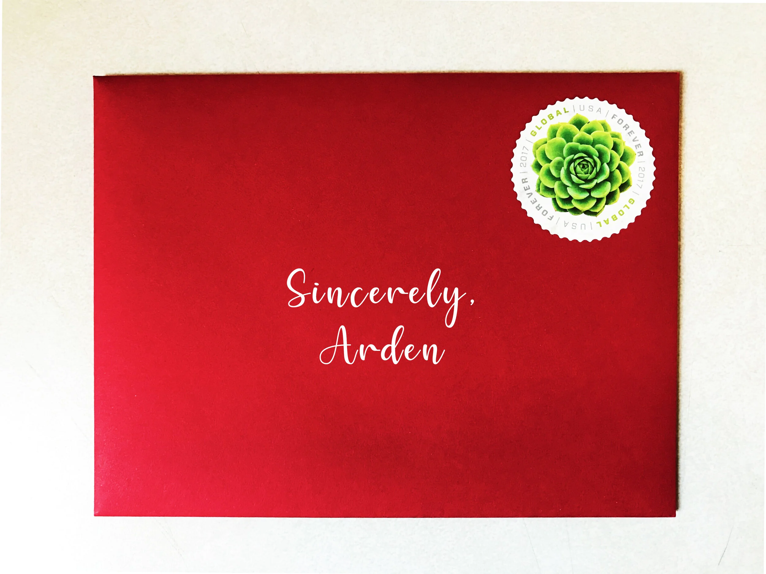 Stamped Card #snailmail