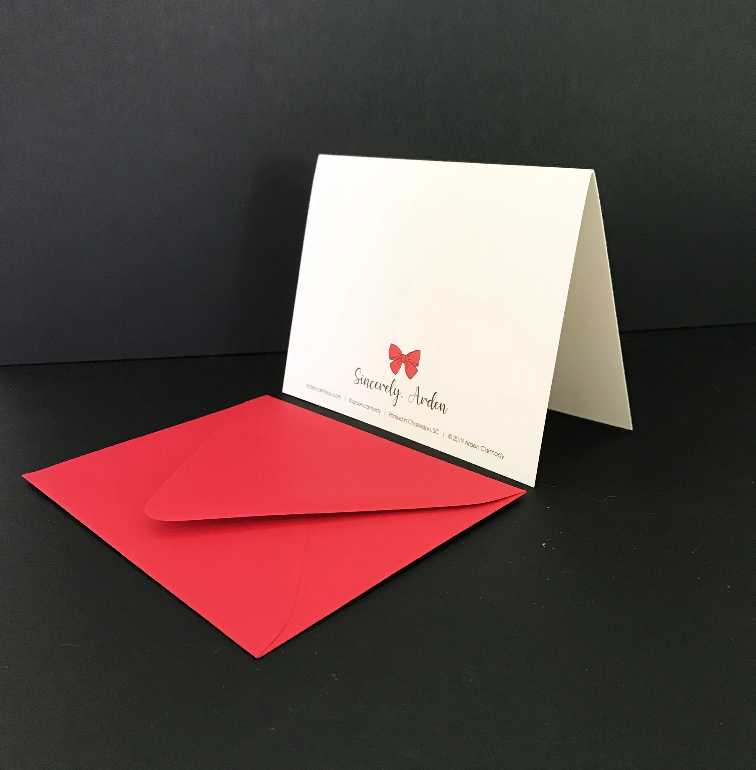 Sincerely, Arden Card and Envelope