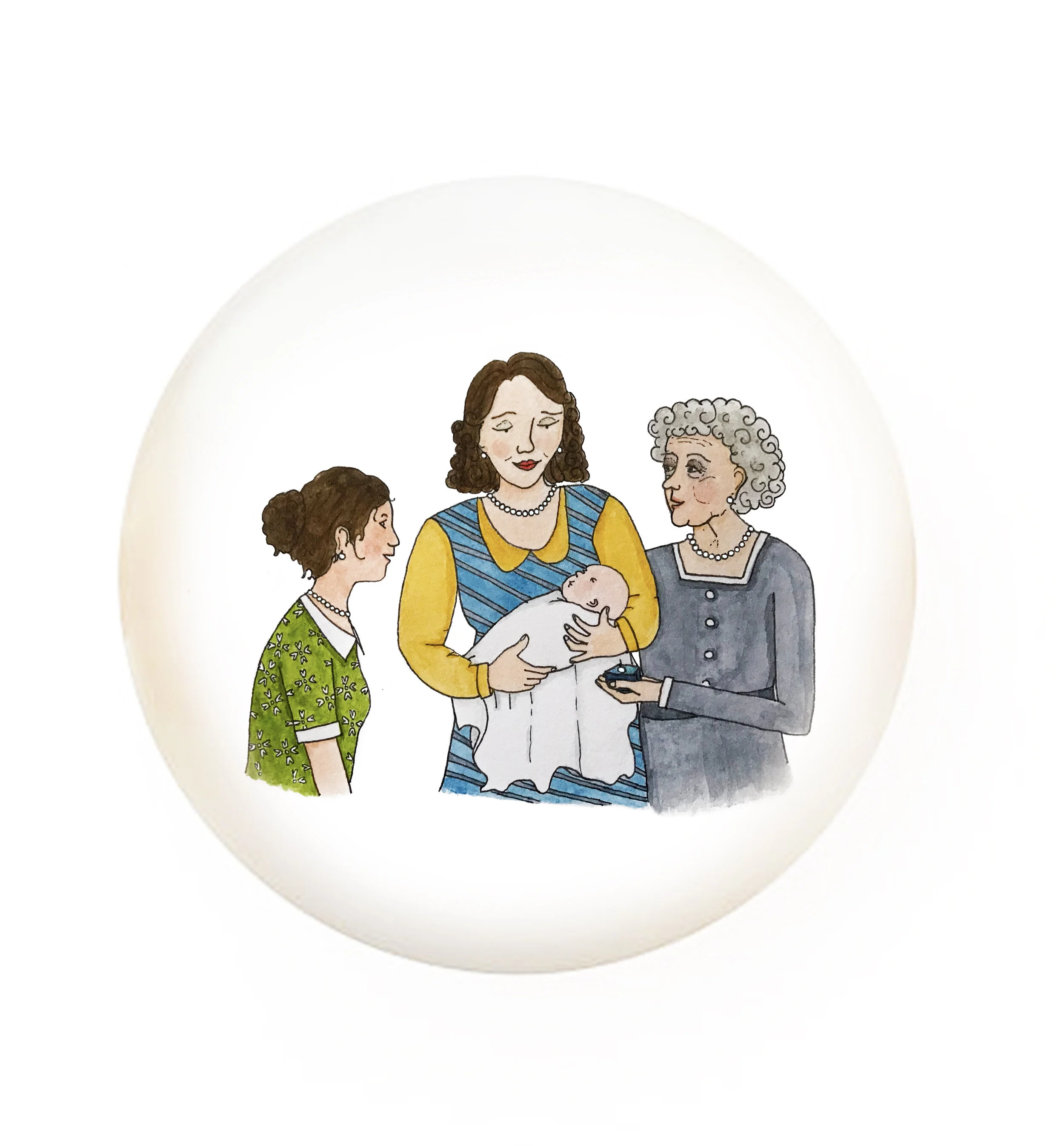 Illustration for Charleston City Paper Literary Issue "The Pearl"