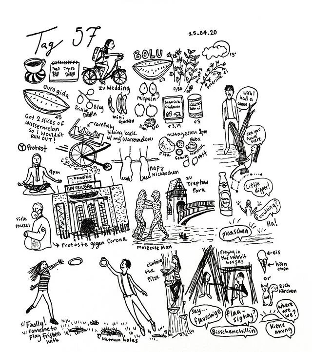 Day 57. Playing frisbee
.

#inkillustration #illustration #illustrationnow #doodle #doodleart #dailydrawing #penandinkalliance #penart #pendrawing #inkdrawing #micronpen #comics #dailycomic #comicart #comicartist