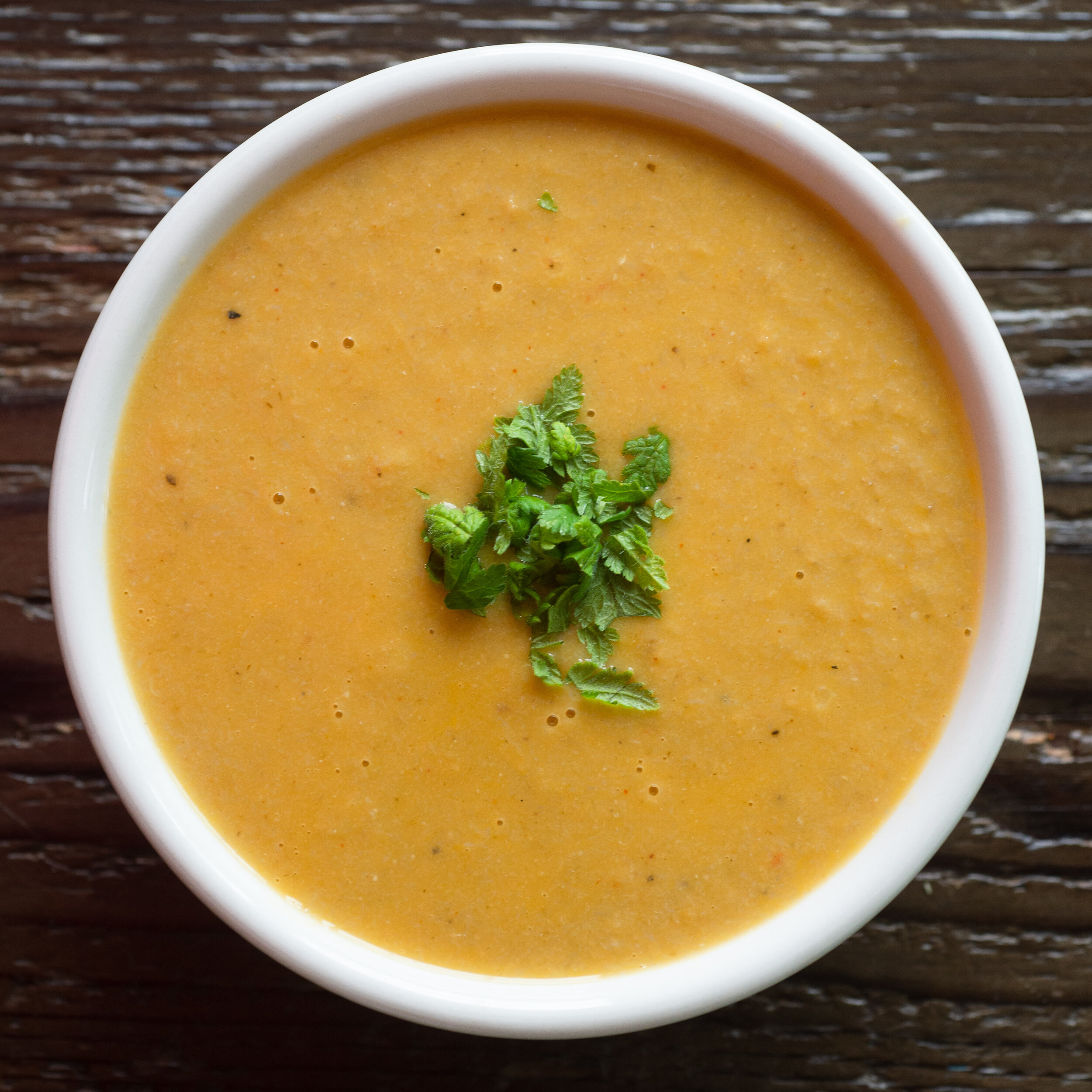 Maine Crab and Sweet Potato Bisque