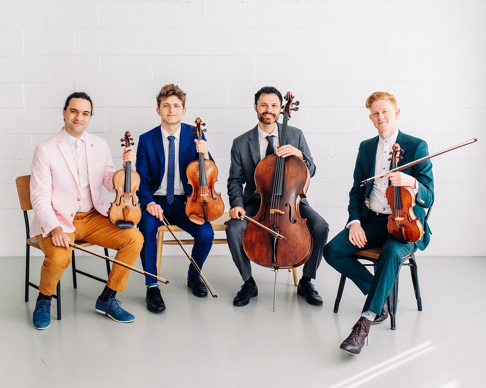 Friction Quartet performs 'String Quartet No. 4: “Insects and Machines”'