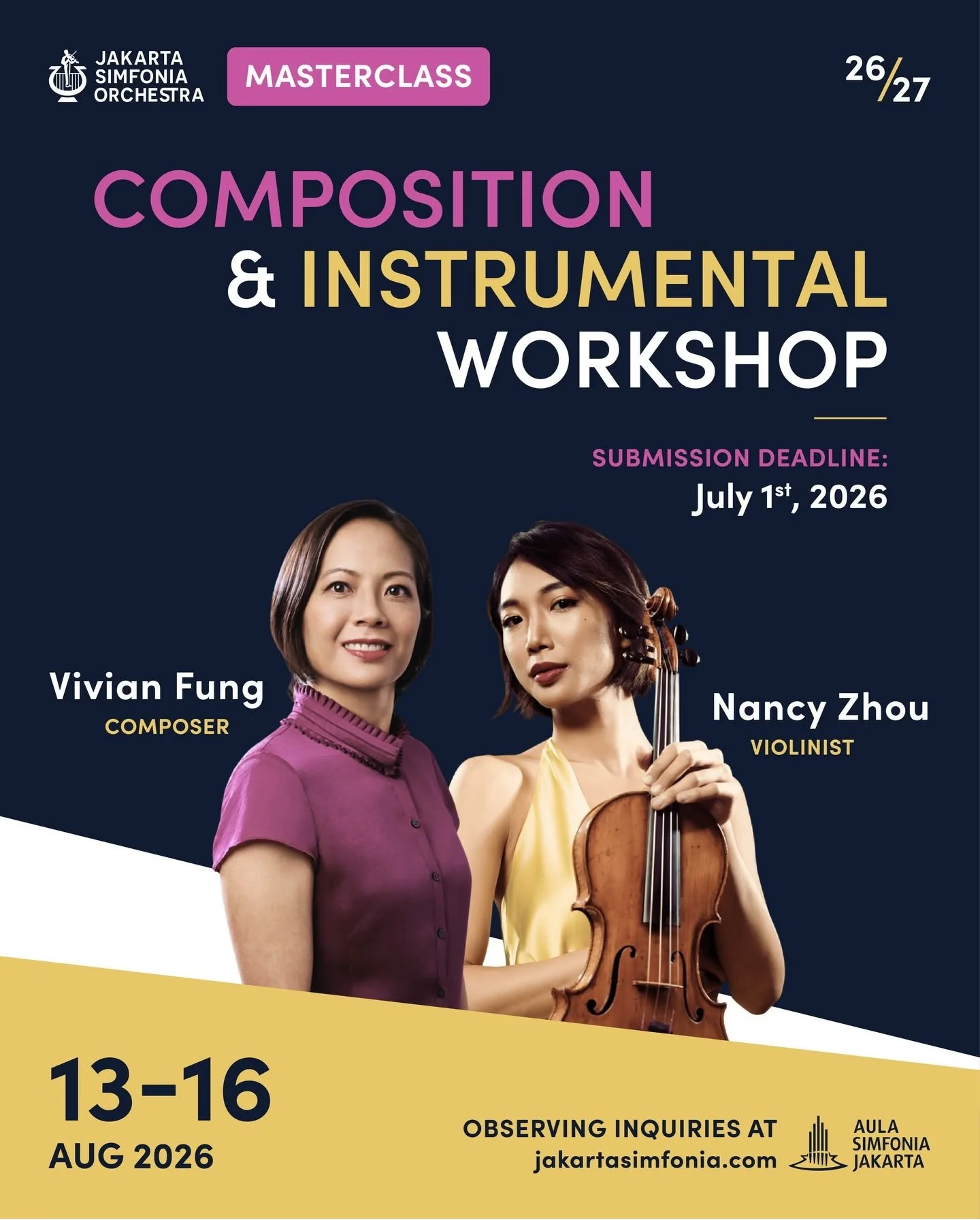 Jakarta Simfonia Orchestra: Composition &amp; Instrumental Workshop