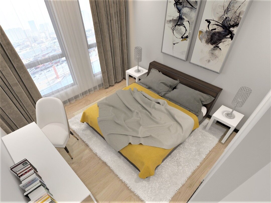 2 bedroom apartment master bed.jpg
