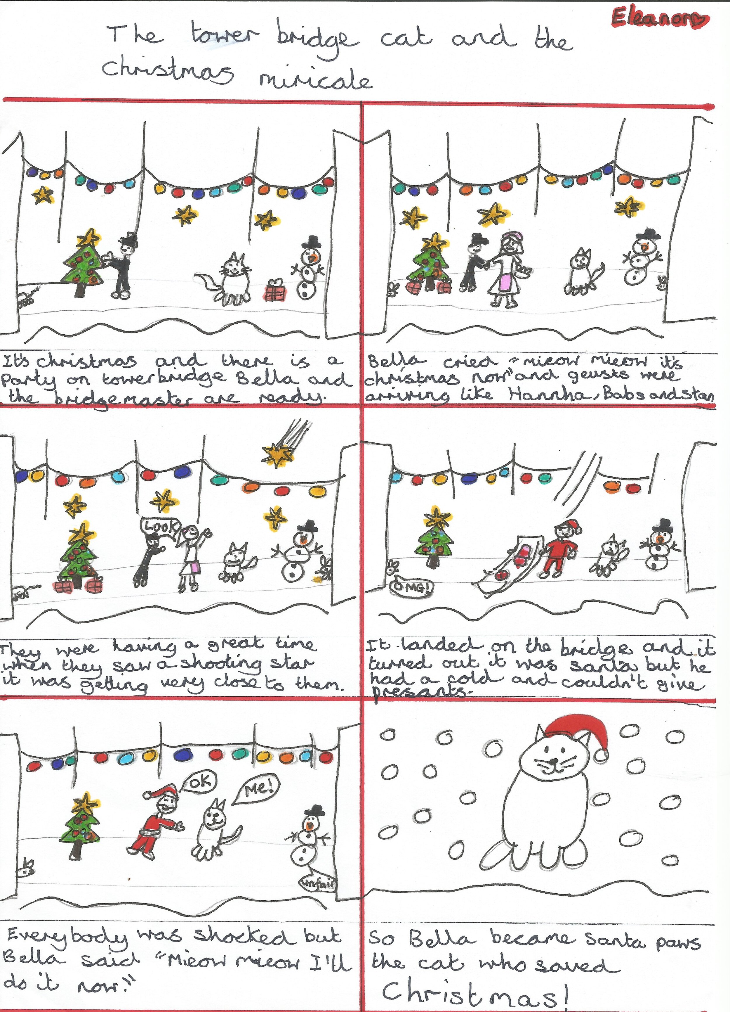 Here's a new Christmas adventure written by Eleanor from Gordon Primary School, Eltham! Thank you Eleanor!