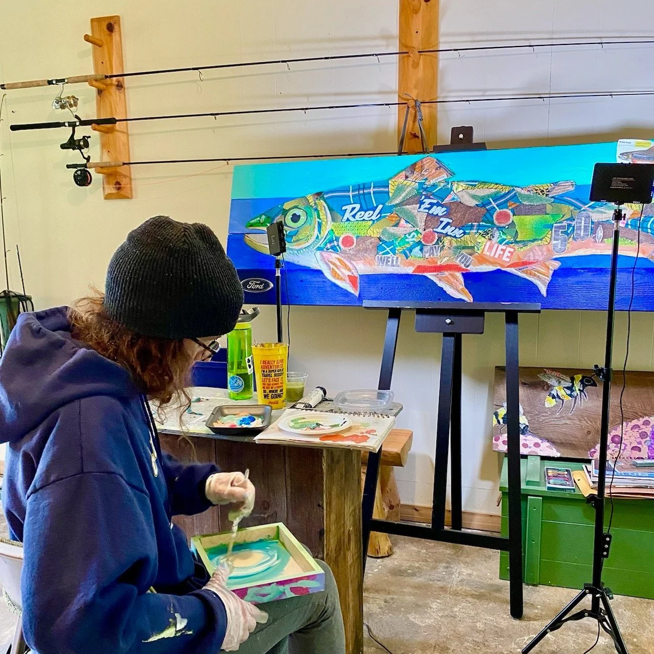  Size 22 x 70 inches -  SOLD  