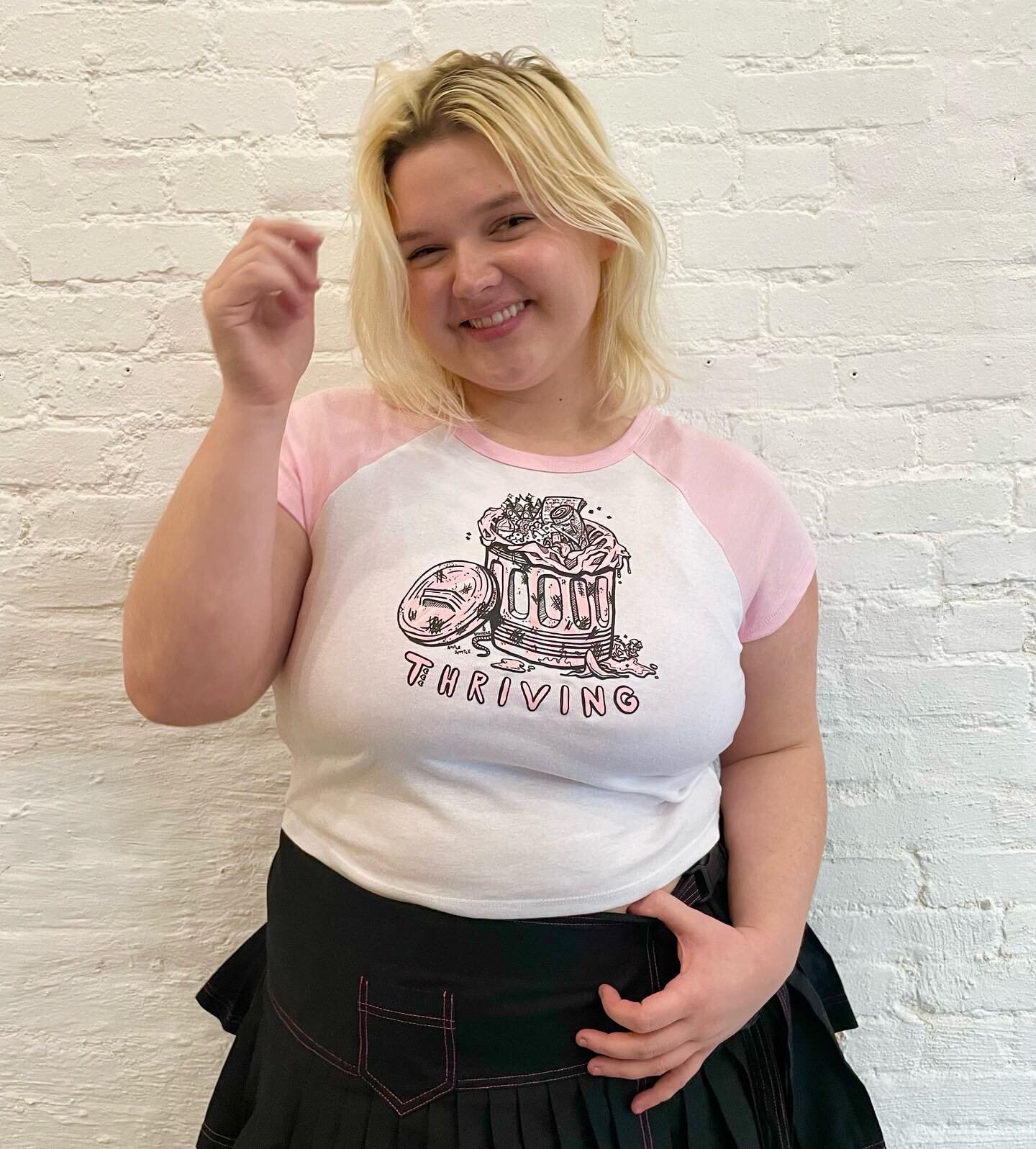 BABY TEES ARE LIVE YALLLLL!!! How perf are they on @londonrileykeller (wearing size f) 💕💕💕