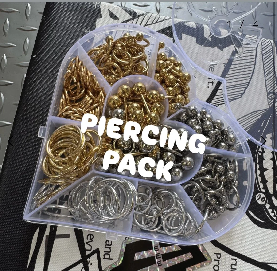 BEANIE PARTY!!! ONLY CHARMS/PEIRCINGS PACK