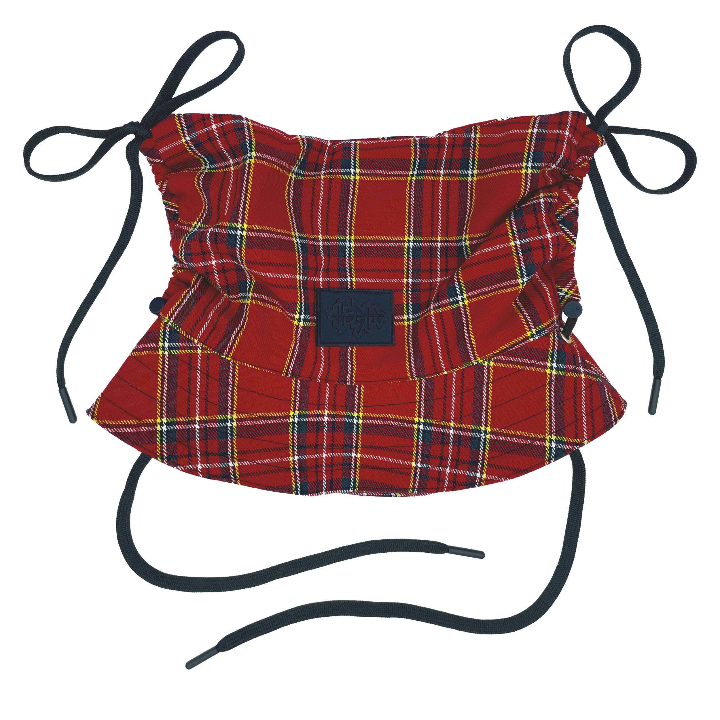 Red Plaid Gremlin Bucket Hat