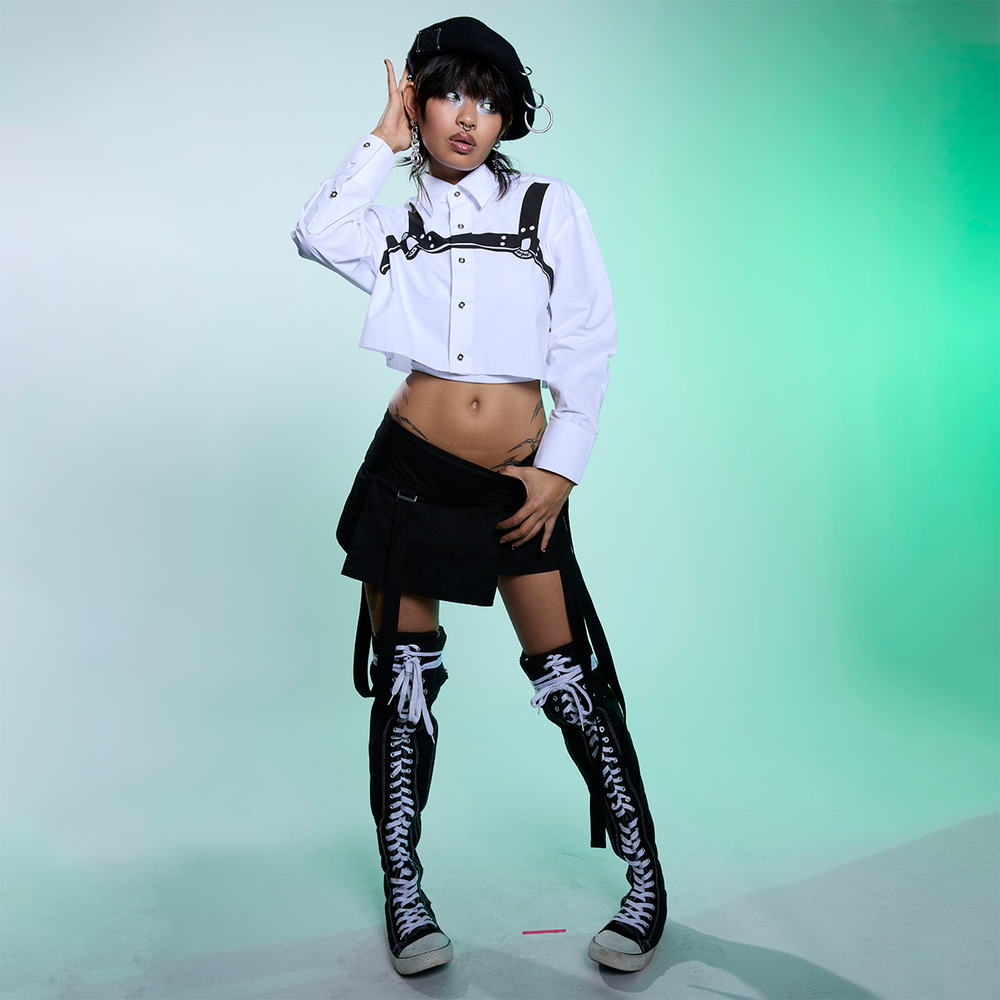 Top only harness button down — HESTA