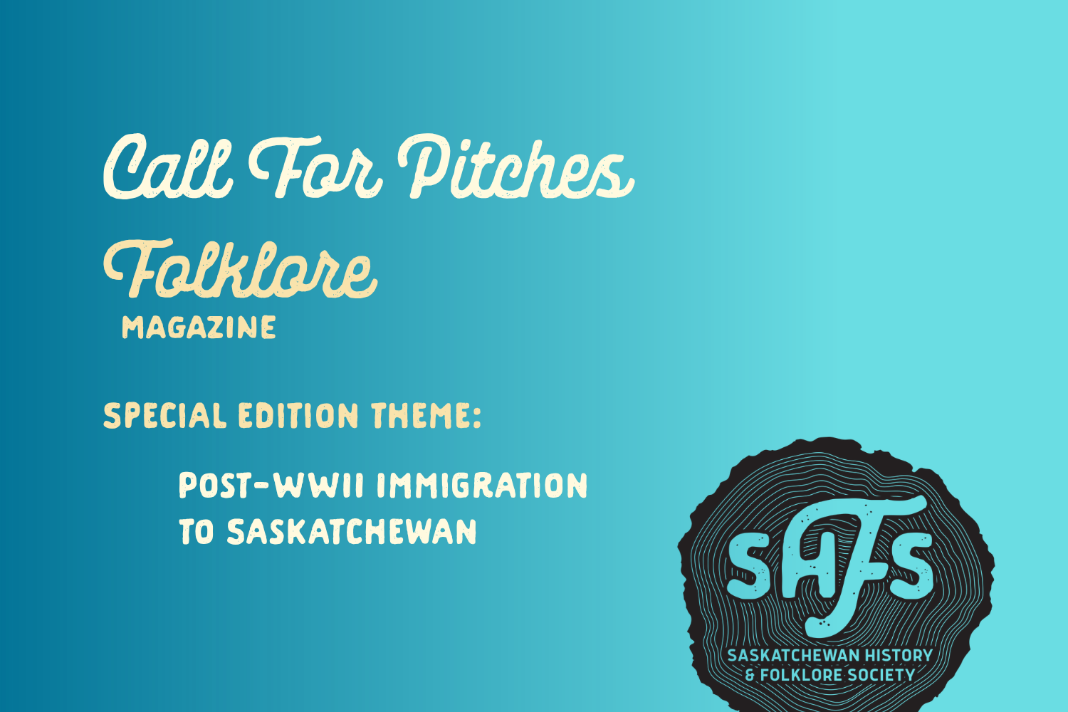 Poster reads: Call for Pitches Folklore Magazine