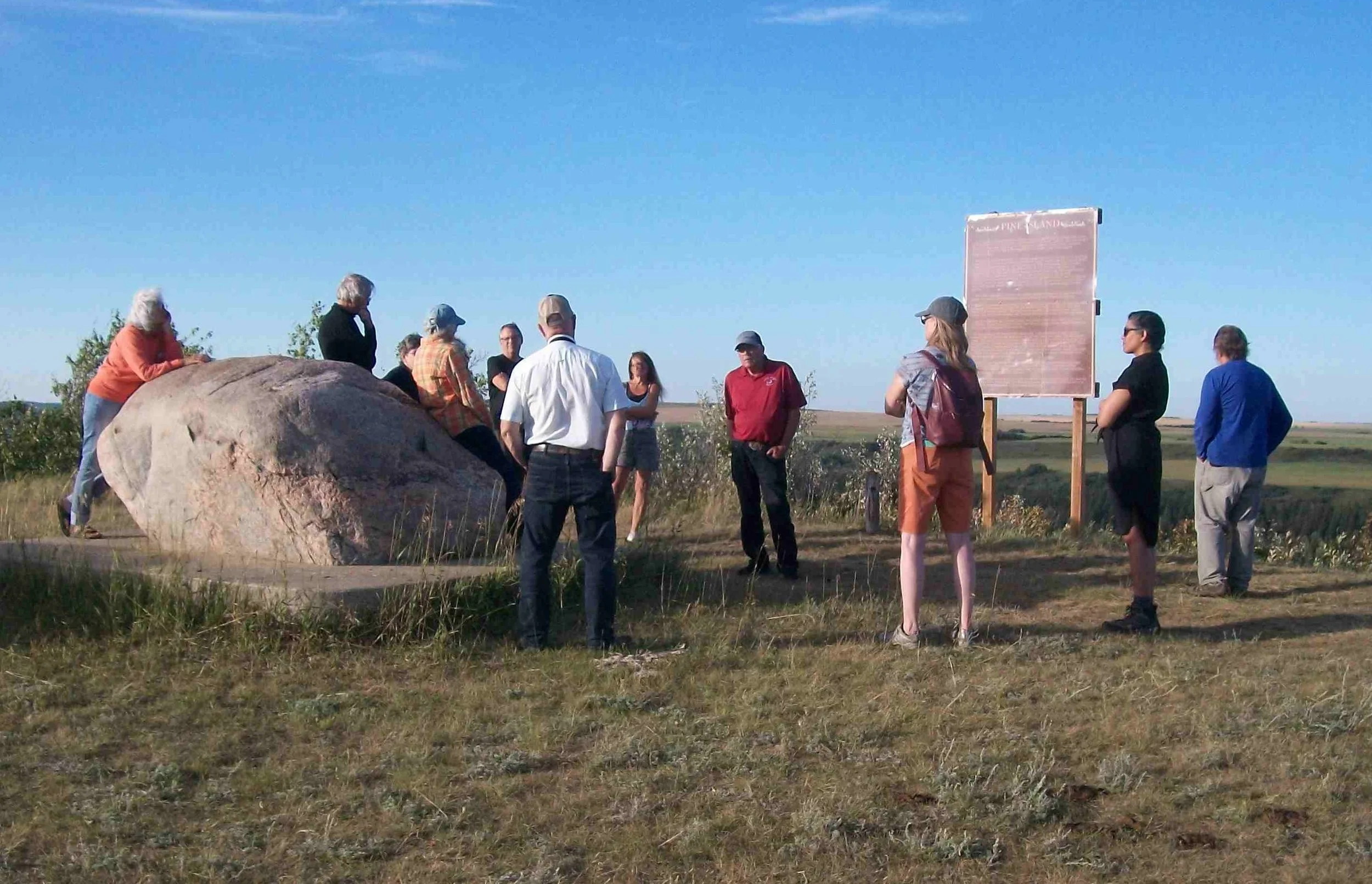 Pine Island Monument. 