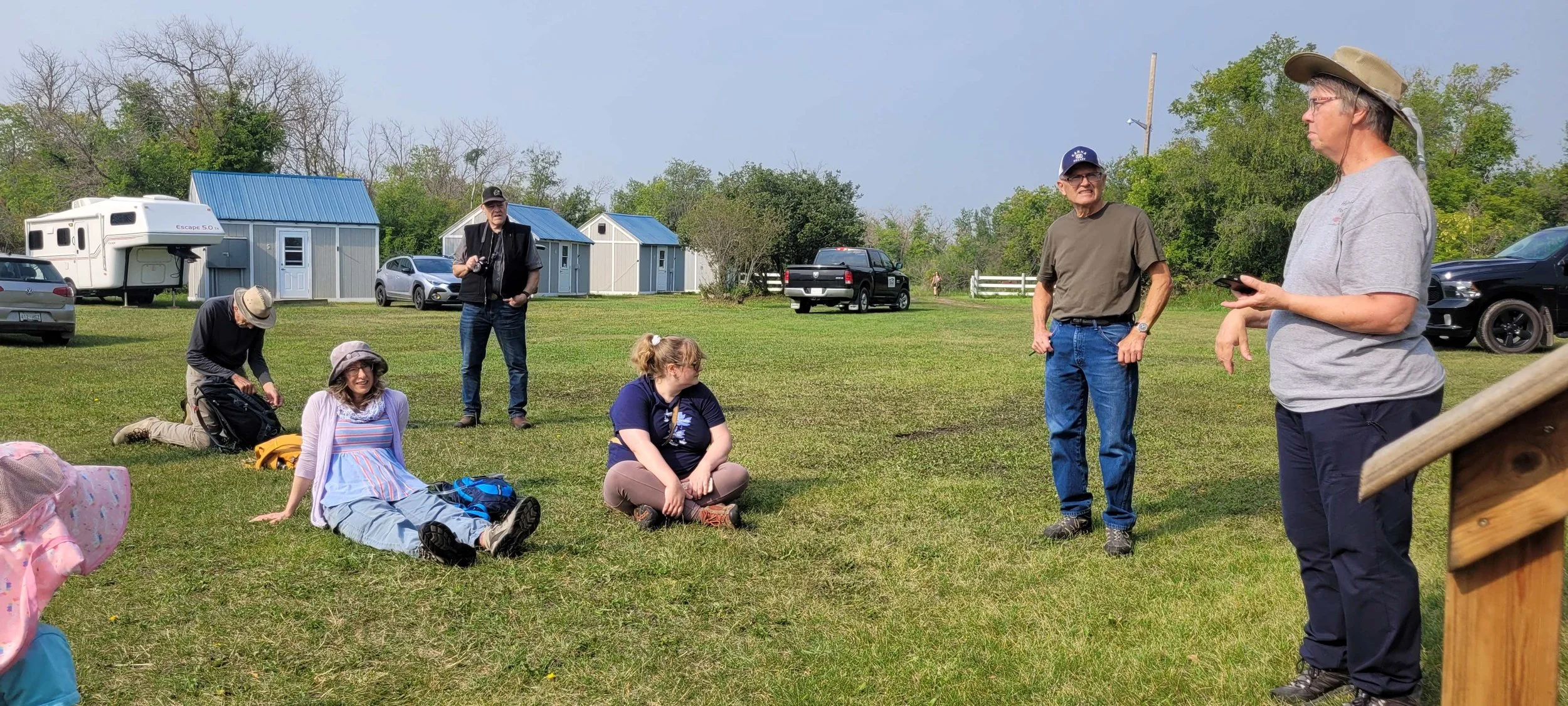 Wood Mountain - gathering at Camp Woodboia.