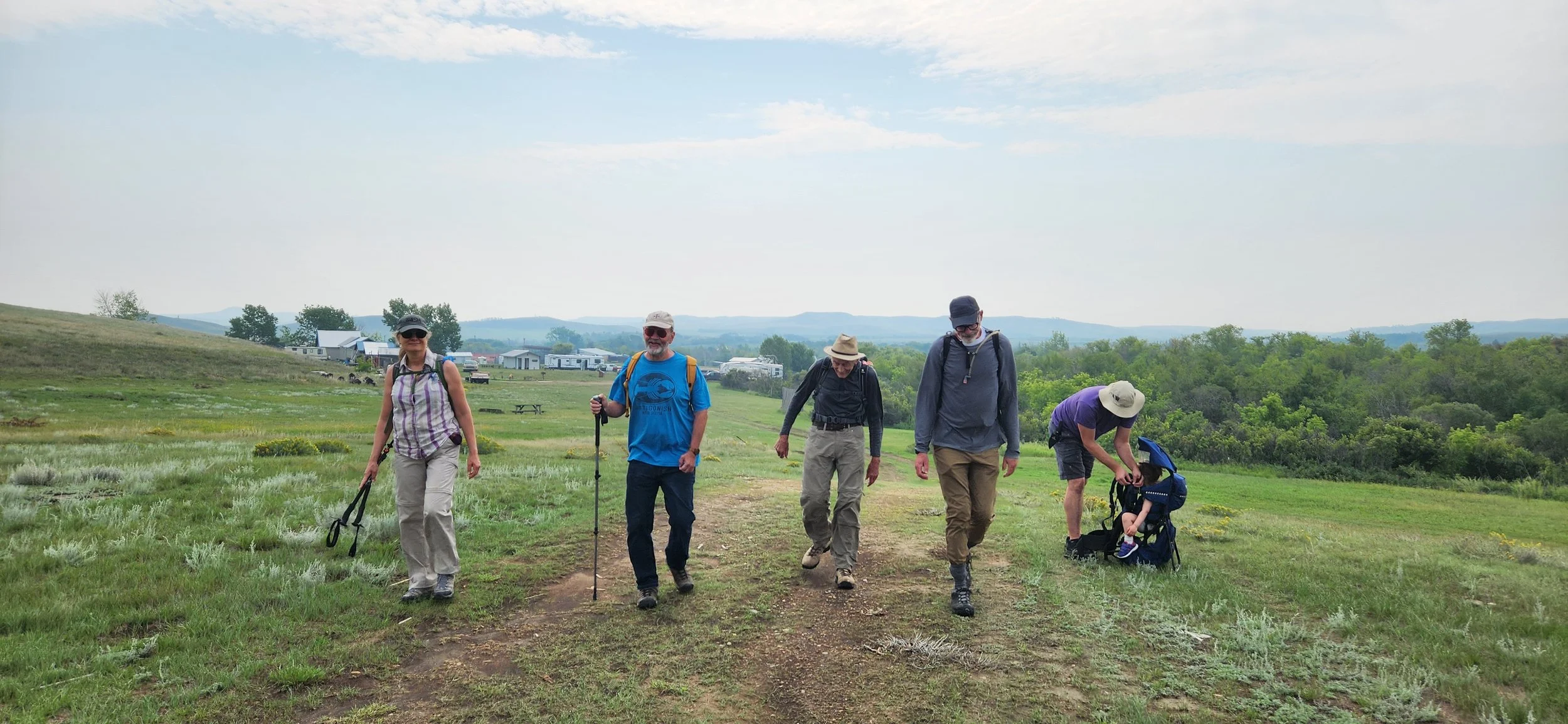 Starting the trail walk on August 10th, 2025. 