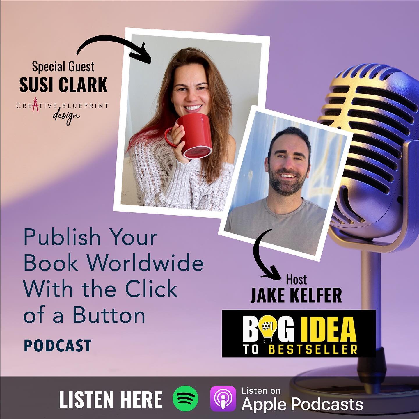 Publish Your Book Worldwide with the Click of a Button is the title of my first podcast appearance EVER.
 
One of the biggest roadblocks authors run into while self-publishing is designing their book cover and setting up their book to be published.
 