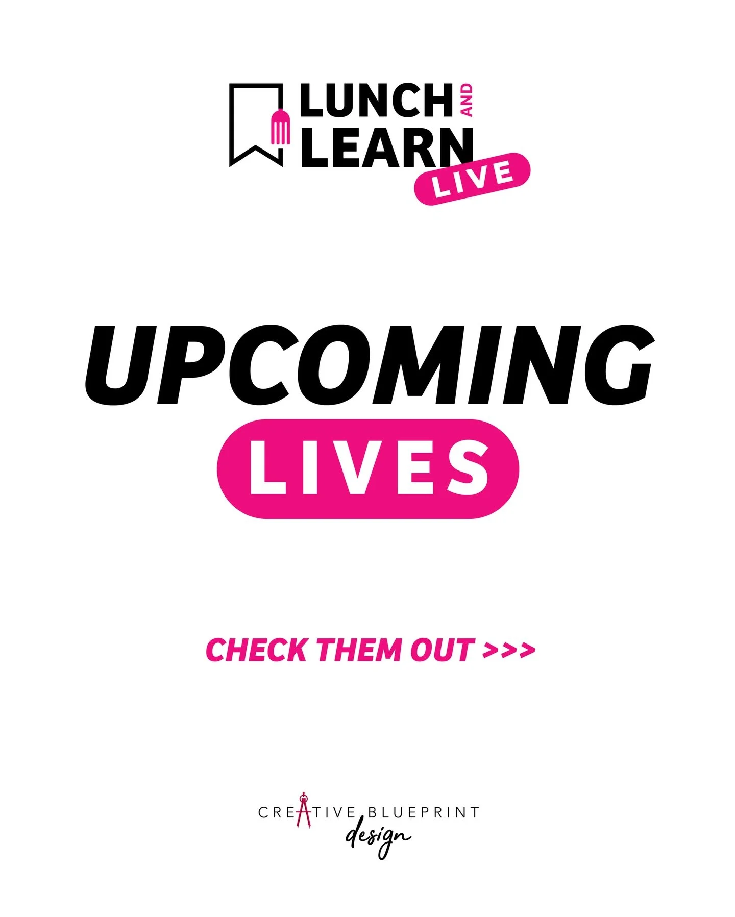 ✨ Check out this epic Lunch &amp; Learn Live line-up ✨

Authors. Editors. Marketers. Printers. Book Coaches.
 A wide range of topics &mdash; and we&rsquo;re already fully booked through June. 👀

Here&rsquo;s what&rsquo;s coming up:

Still to come in