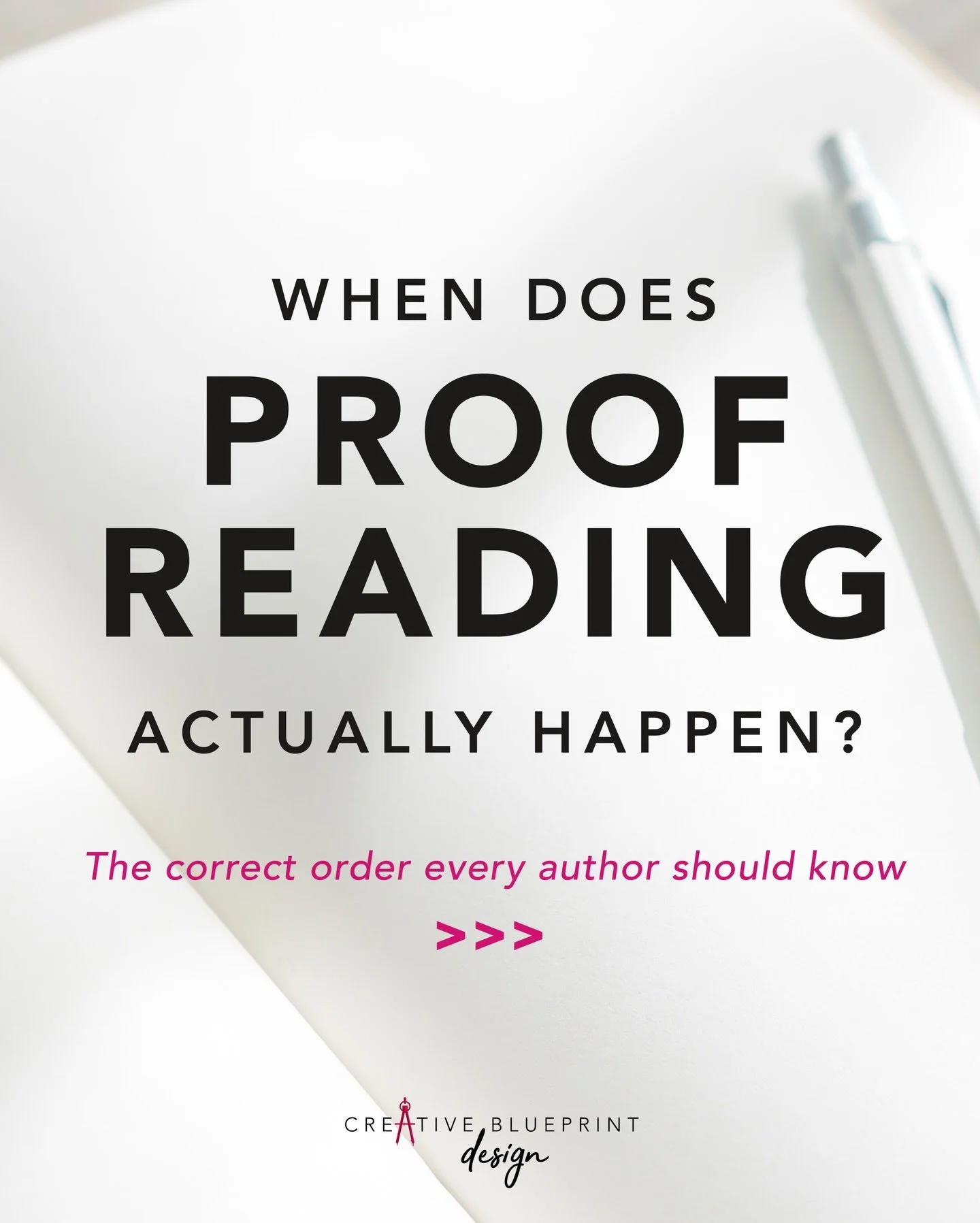 Most authors don&rsquo;t realize there&rsquo;s a very specific order to getting a book ready for publishing&mdash;and skipping or mixing up steps can cost you time, money, and quality.

One of the biggest misconceptions I see?
👉 Proofreading happens