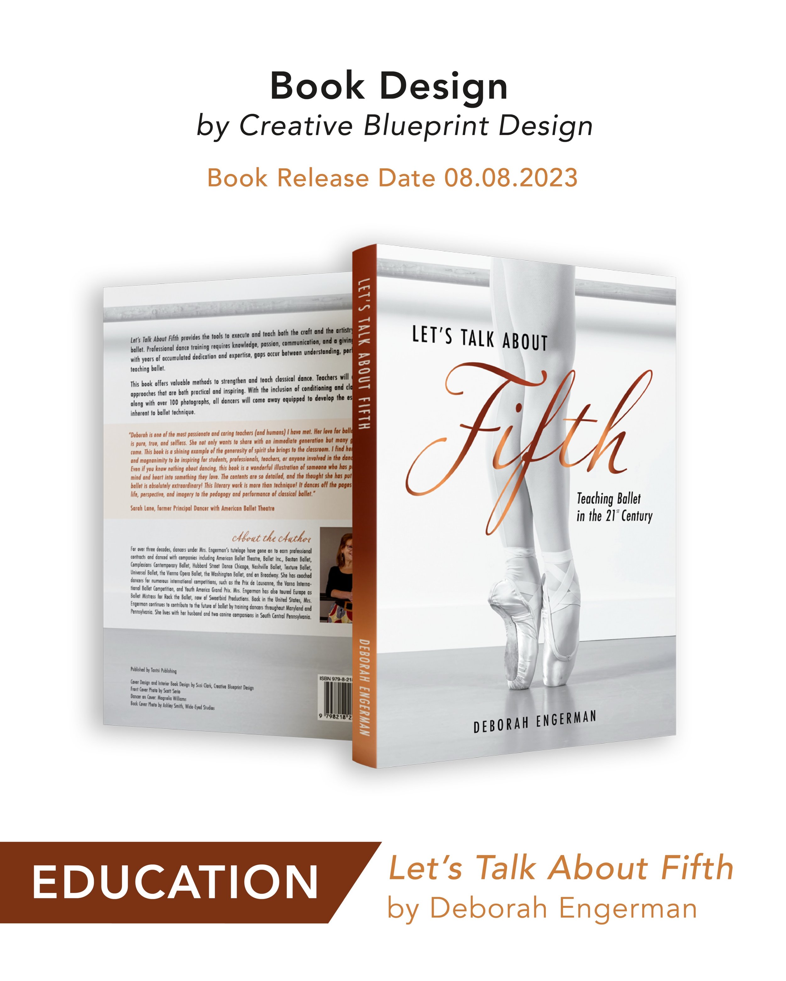 From overwhelmed to accomplished 💛📚

Working on &ldquo;Let&rsquo;s Talk About Fifth&rdquo; with Deborah Engerman @deborahengerman_balletteacher was such a rewarding experience. With a complex manuscript structure and over 100 photographs, this proj