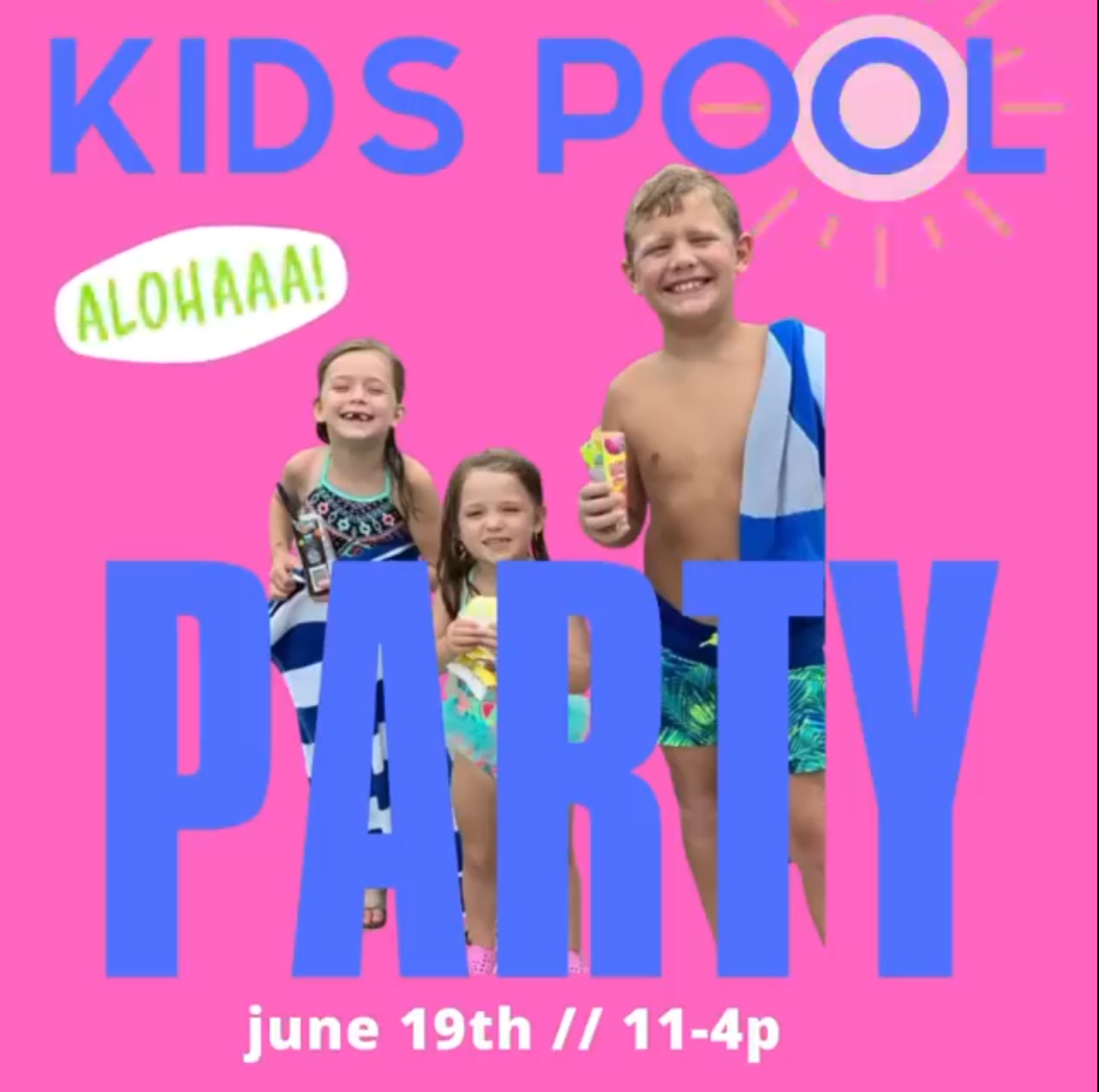 SMC KIDS POOL PARTY AT THE TRIMBLE’S HOUSE