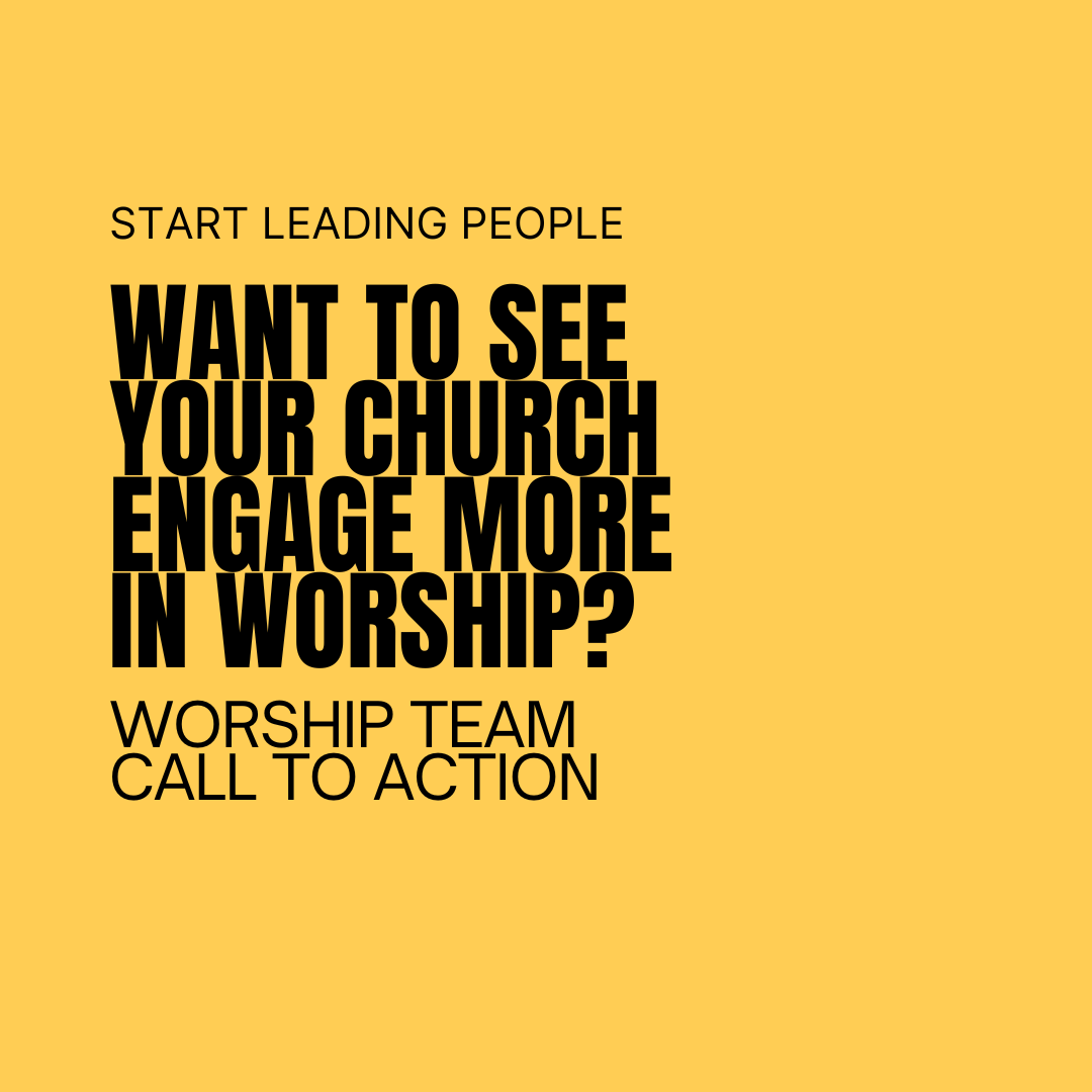 Set the Pace - Worship Team Call to Action