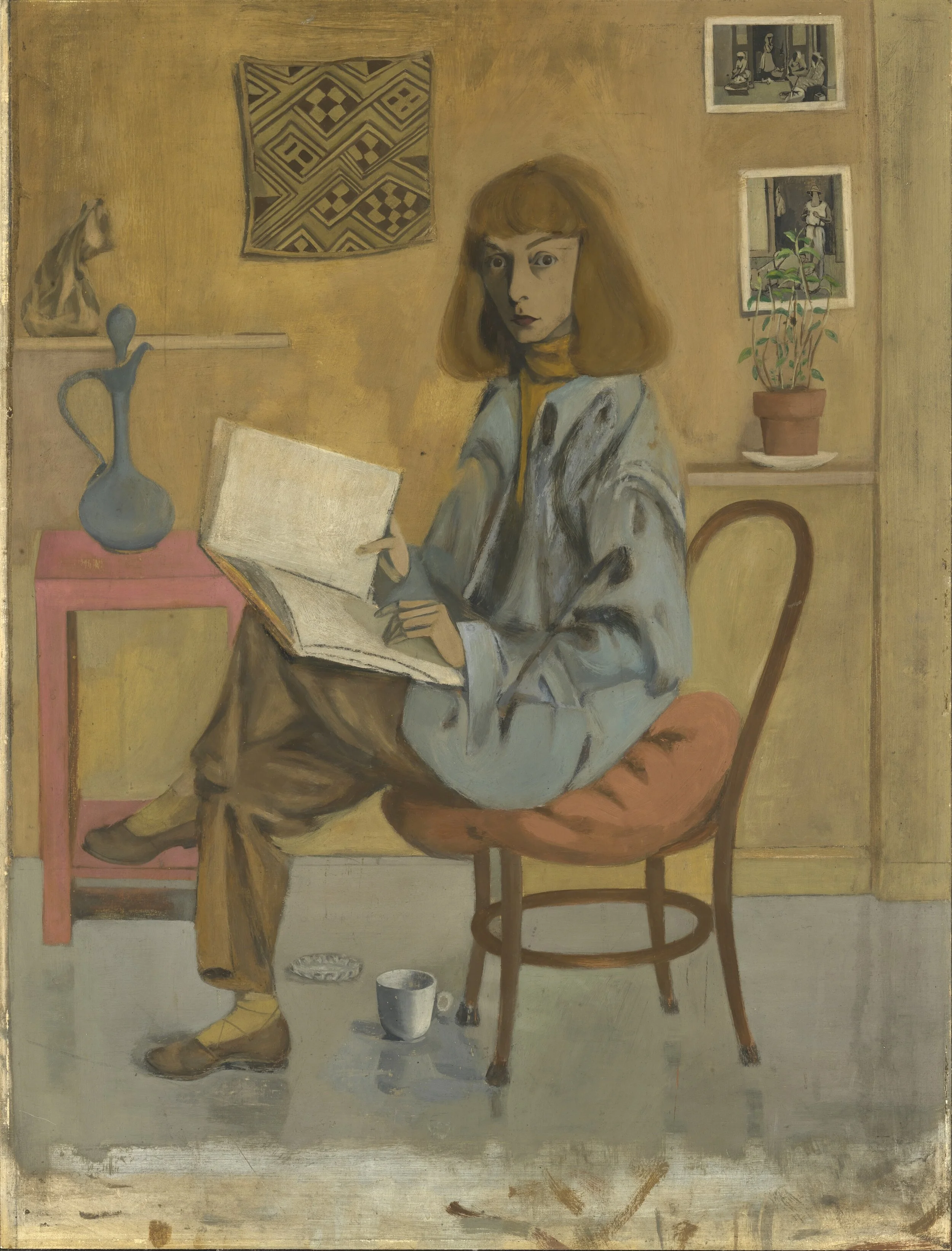 Elaine De Kooning, Elaine de Kooning Self-Portrait, 1946, oil on masonite, National Portrait Gallery, Smithsonian Institution