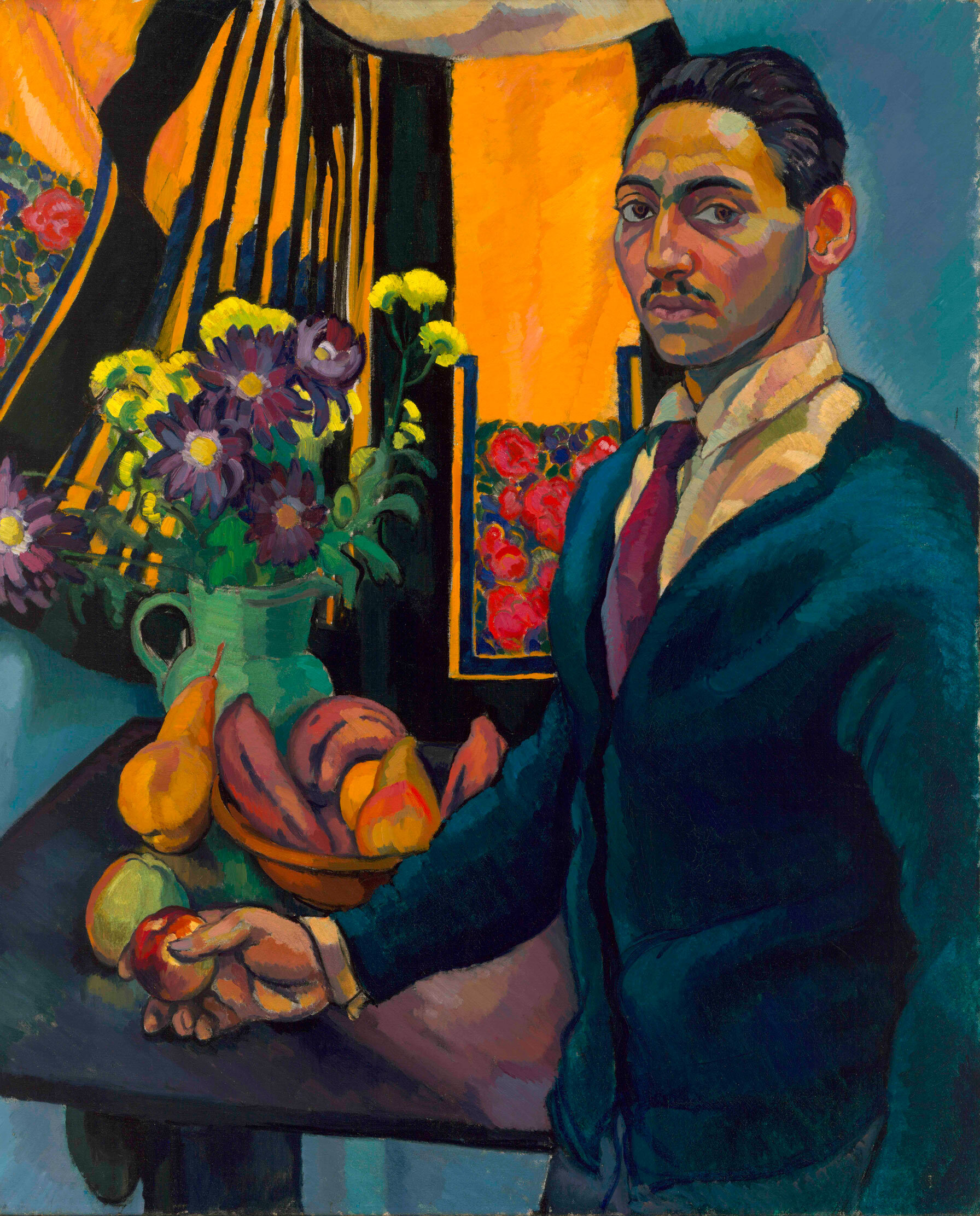 Lee Simonson, Lee Simonson Self-Portrait, c. 1912, oil on canvas, National Portrait Gallery, Smithsonian Institution; gift of Karl and Jody Simonson; frame conserved with funds from the Smithsonian Women’s Committee