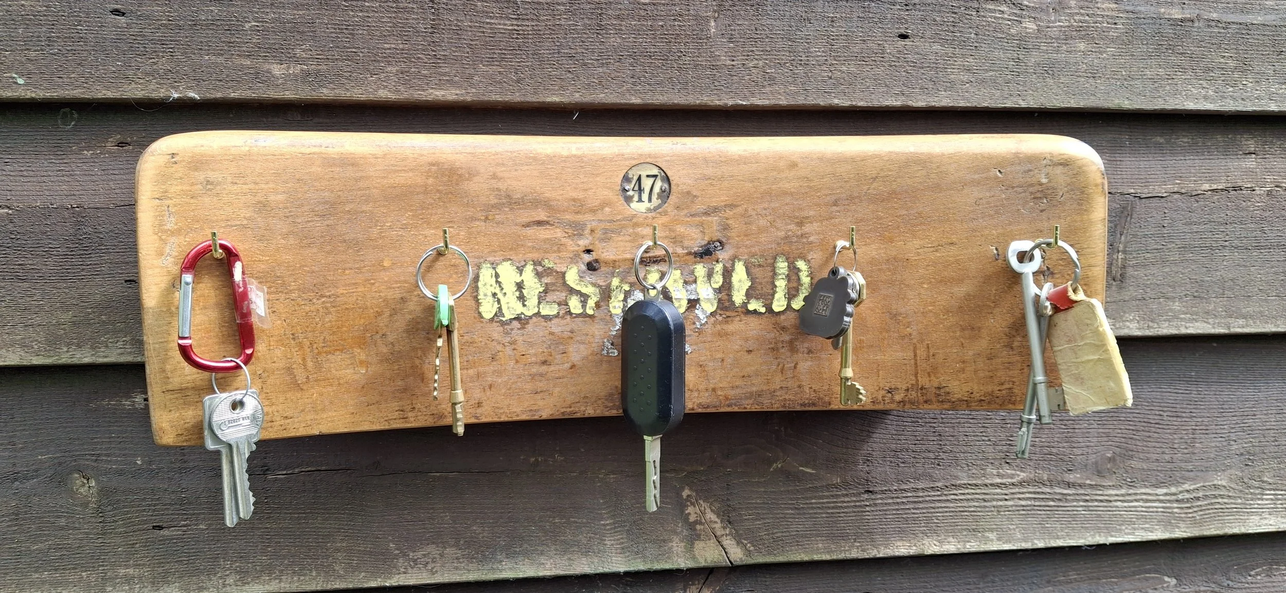 Stoke City Victoria Ground 5 Hook Key Peg board