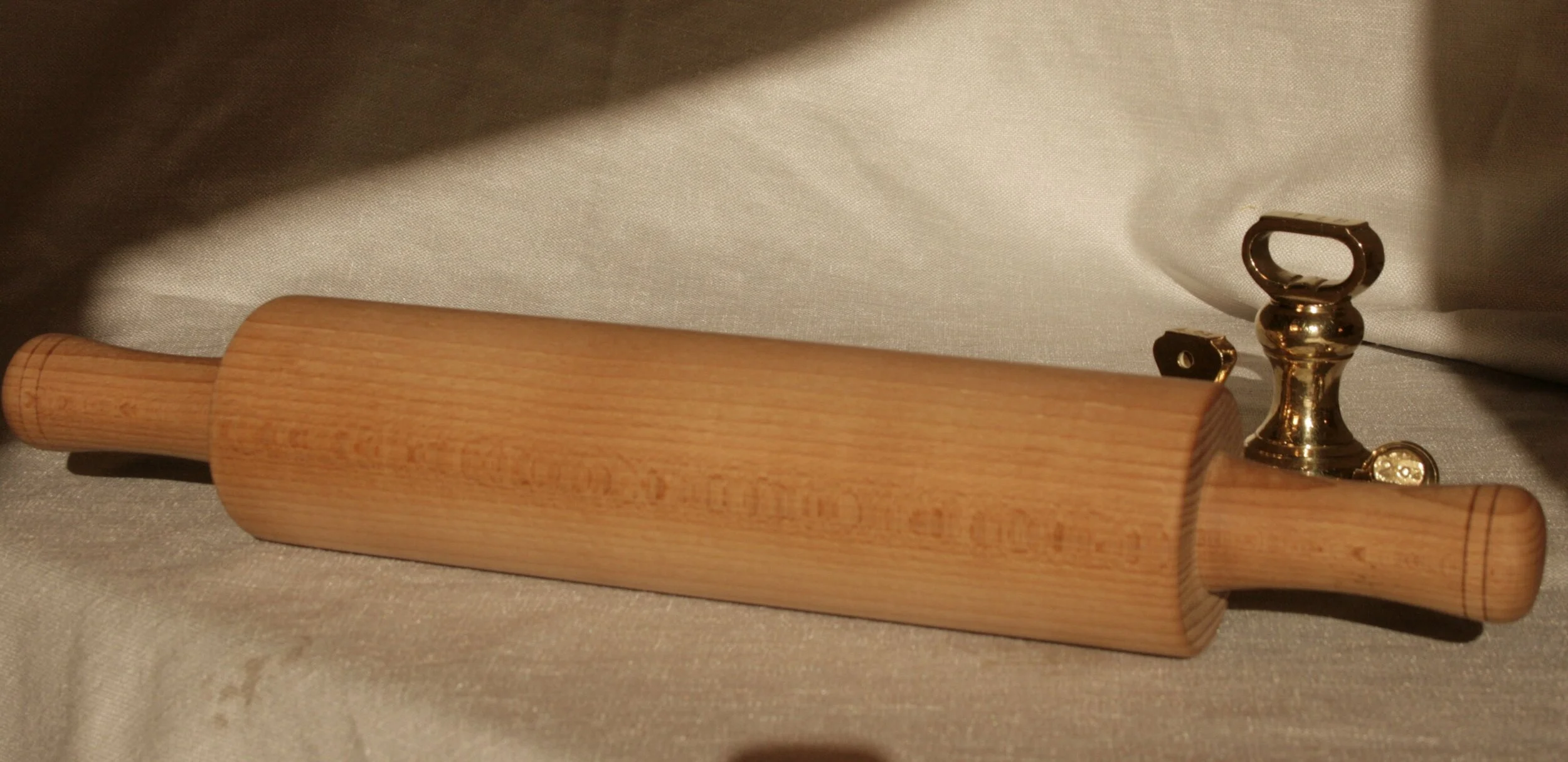 Beech Rolling Pin with handles