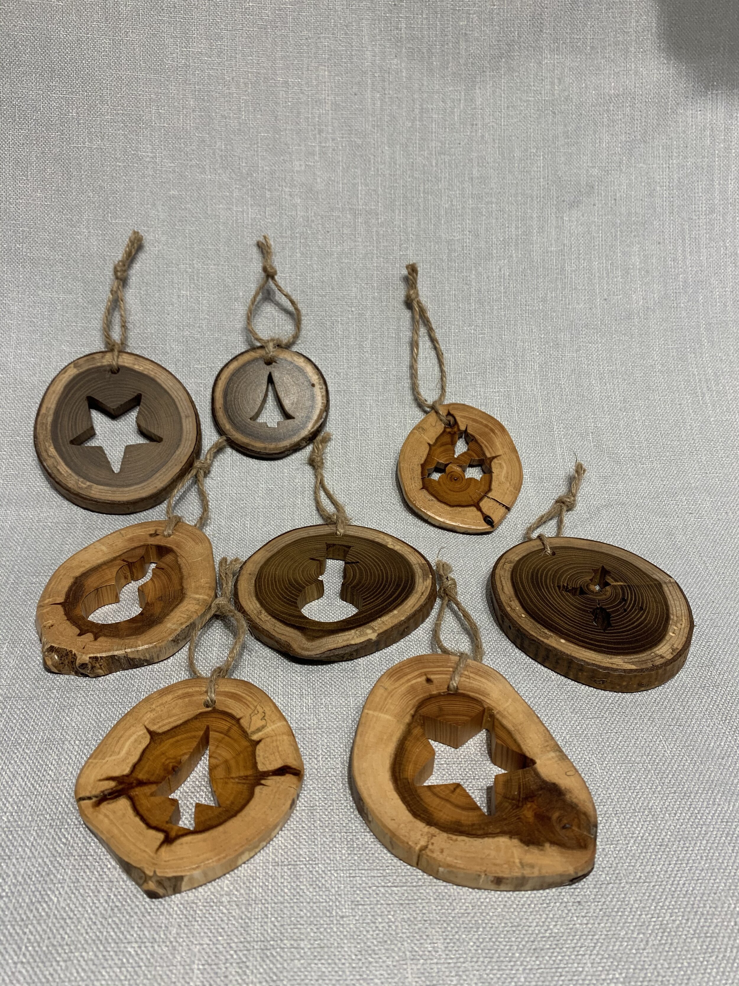 Rustic cut out decorations 