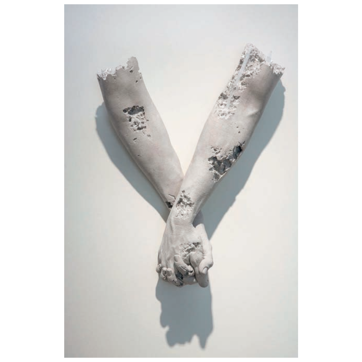Daniel Arsham, "Holding Hands"