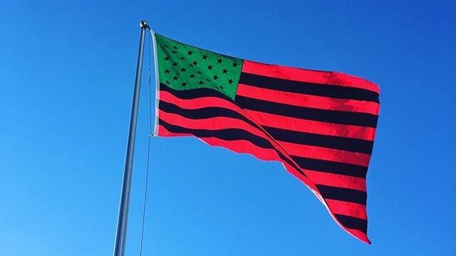 David Hammons: &ldquo;African-American Flag&rdquo; (1990).