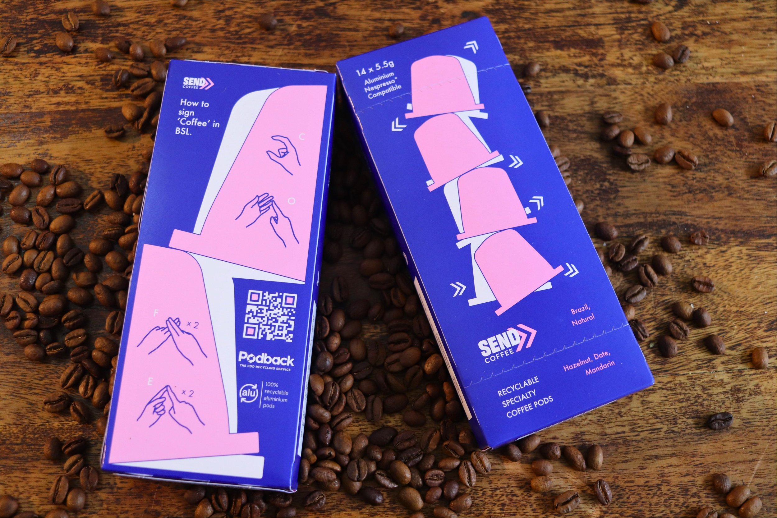 SEND coffee pods available now