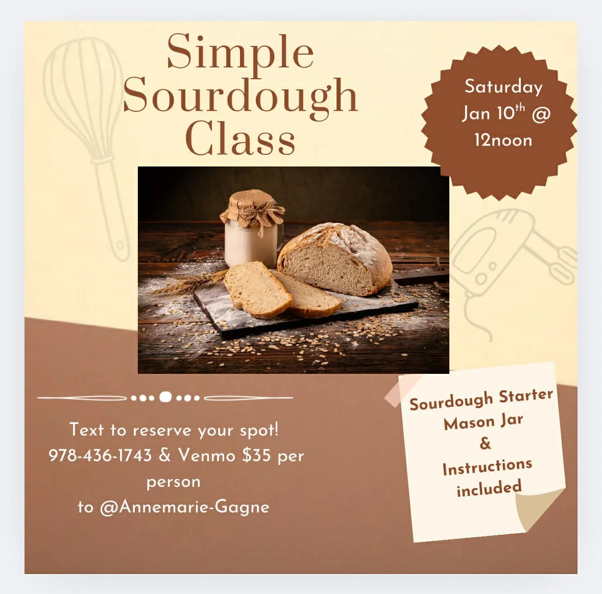 Simple Sourdough Class