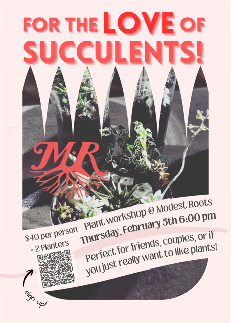 For the LOVE of SUCCULENTS!