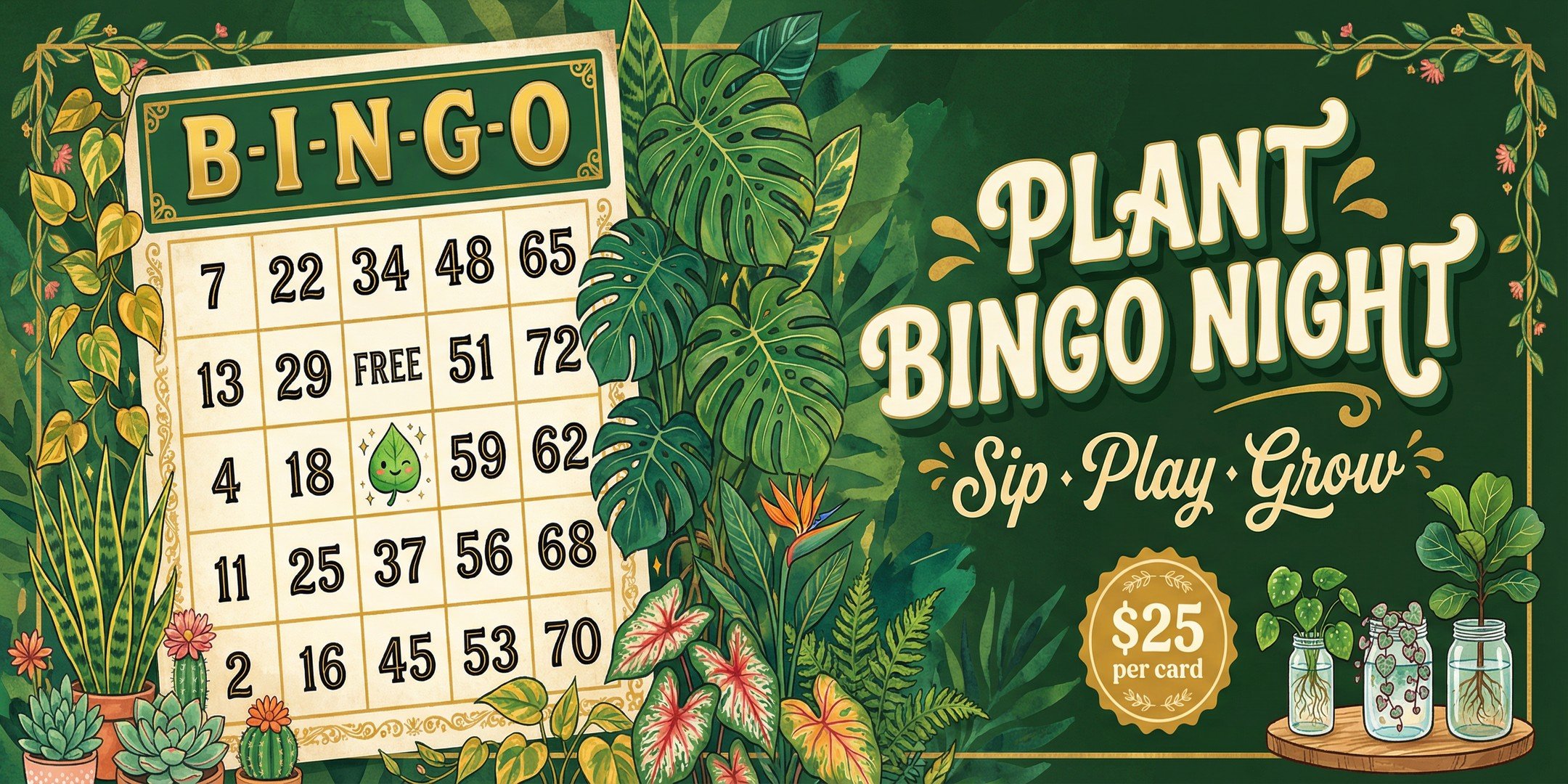 Plant Bingo Night!