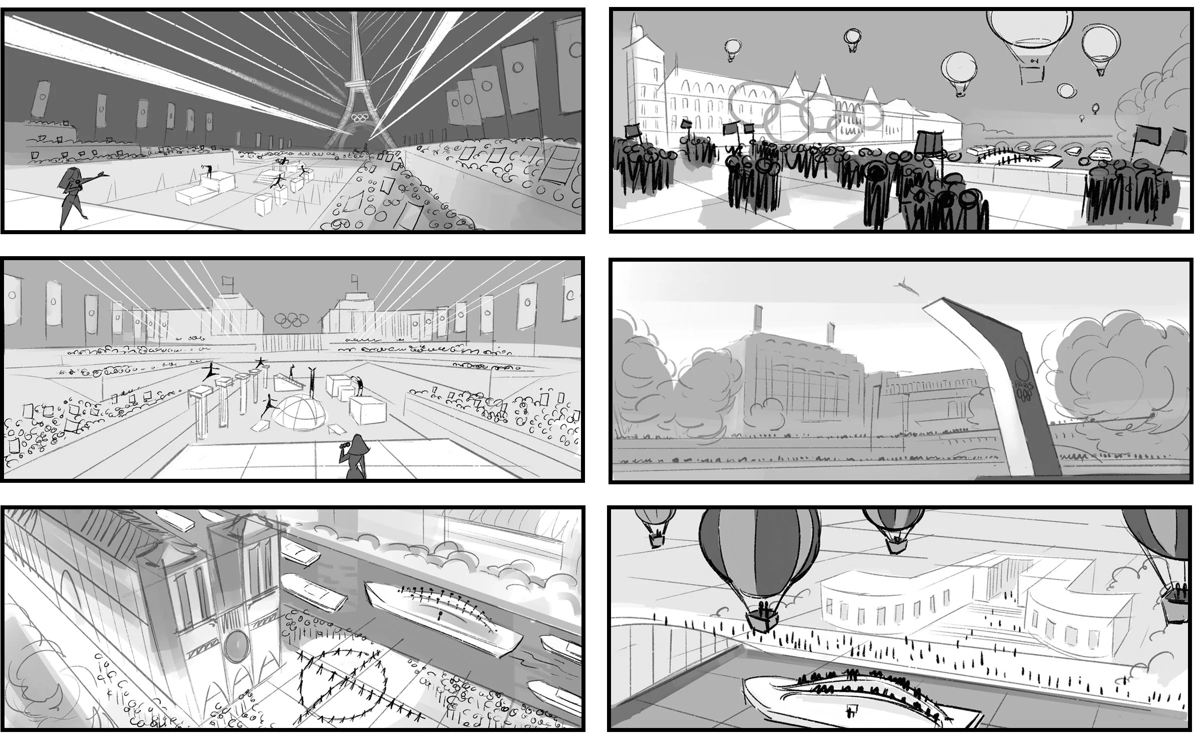 2024 Paris Olympics Opening Sequence