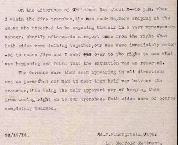 The 1914 Christmas Truce