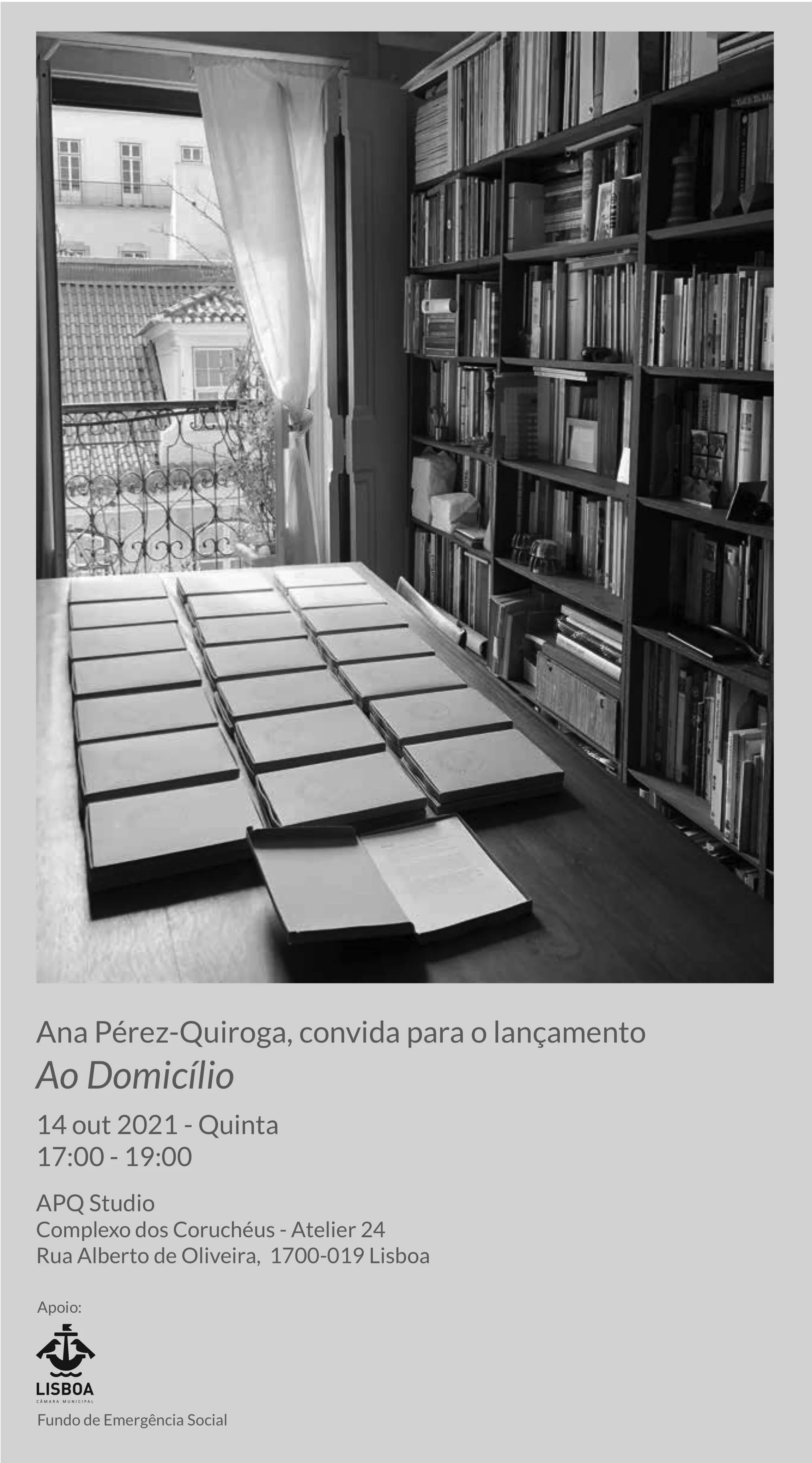 Lançamento do Projecto ‘Ao Domicílio’ de Ana Pérez-Quiroga