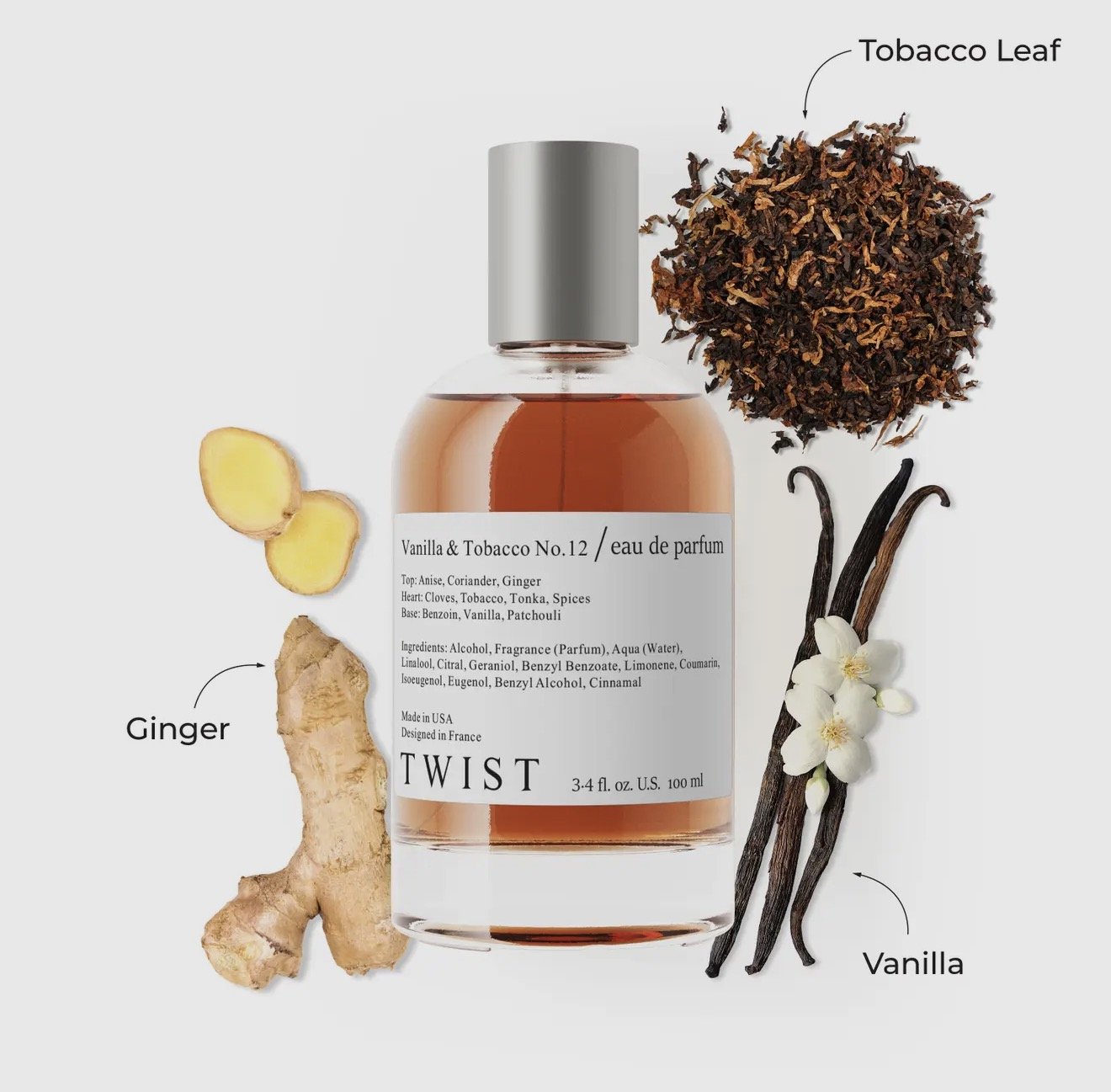 Twist Vanilla & Tobacco Inspired By T. Ford Tobacco Vanilla