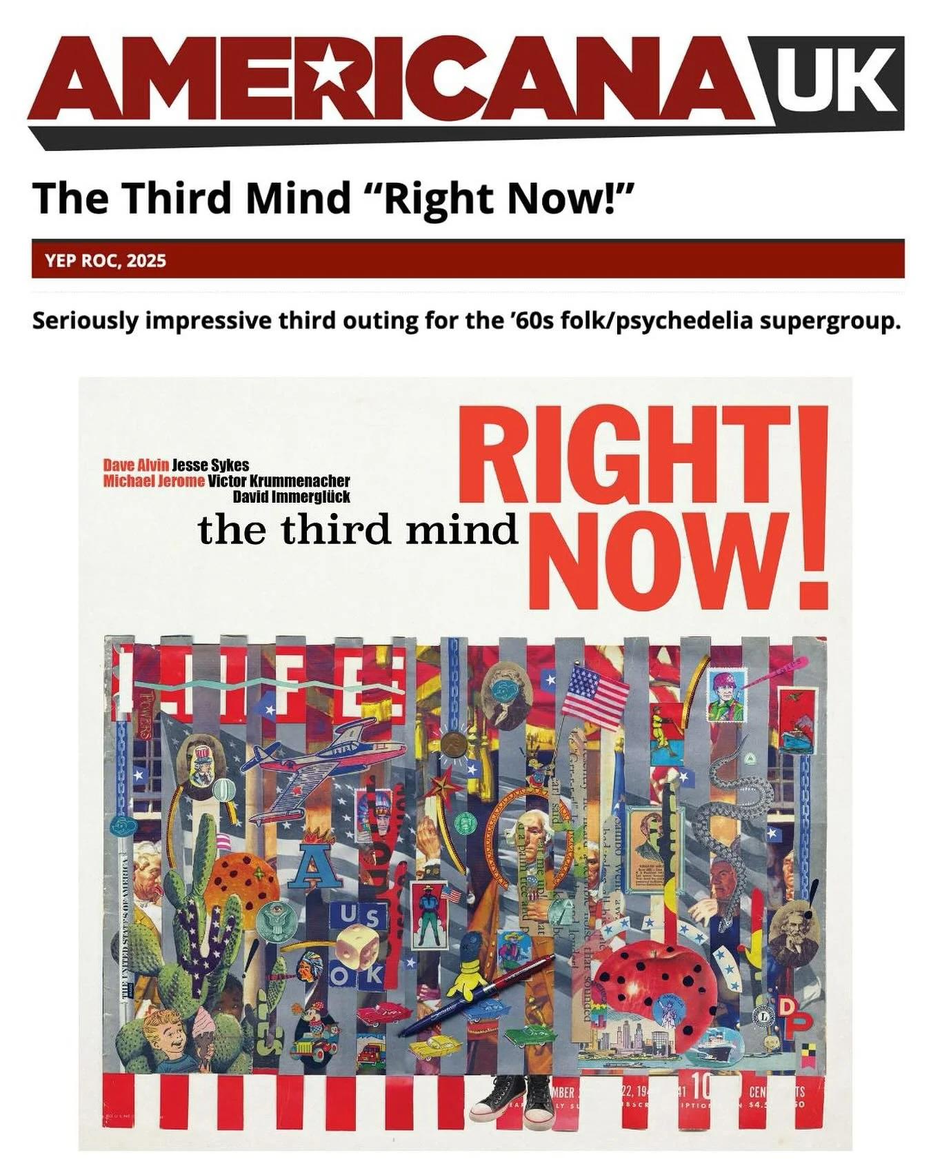 &ldquo; &hellip;a masterful set of amazing covers showing these musicians at the pinnacle of their abilities. Superb stuff.&rdquo; &mdash; @americana_uk_ &hearts;️

Read the review and get the album Right Now! via link in bio ✨
.
#thethirdmind #psych