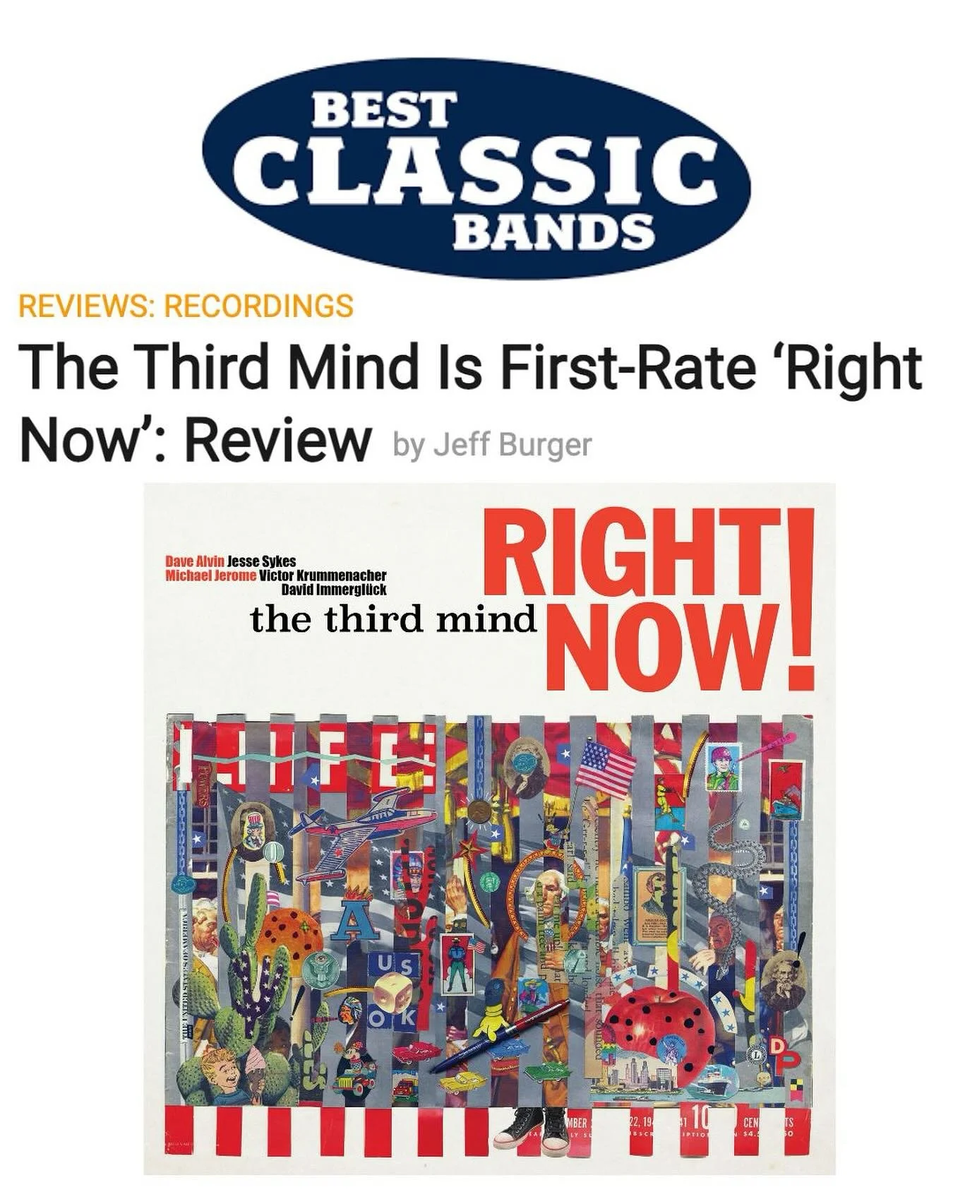 &ldquo;Like The Third Mind&rsquo;s two previous studio LPs and a live set that came out earlier this year, Right Now! is a must-hear release.&rdquo; &ndash;Jeff Burger, @bestclassicbands 

Read the review and listen/get it via links in bios ✨

The Th